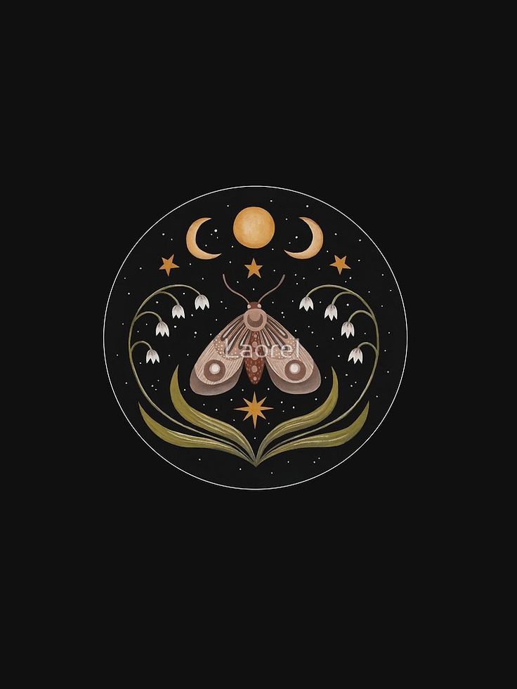 Moth and Moon Magic - random wallpaper for OpersCraft