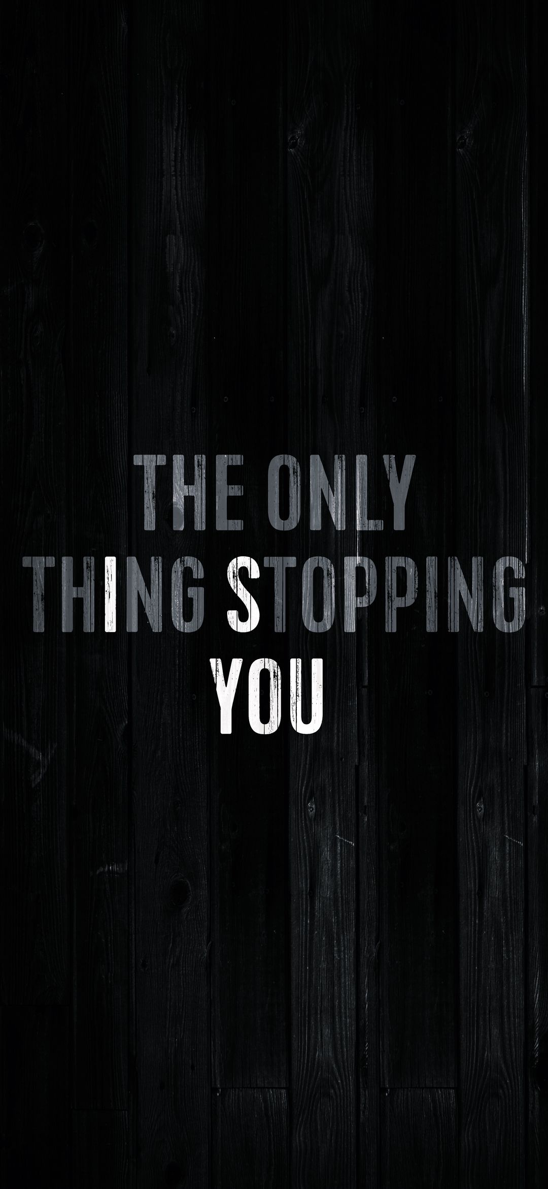 Motivational Dark Wood - motivation wallpaper for OpersCraft