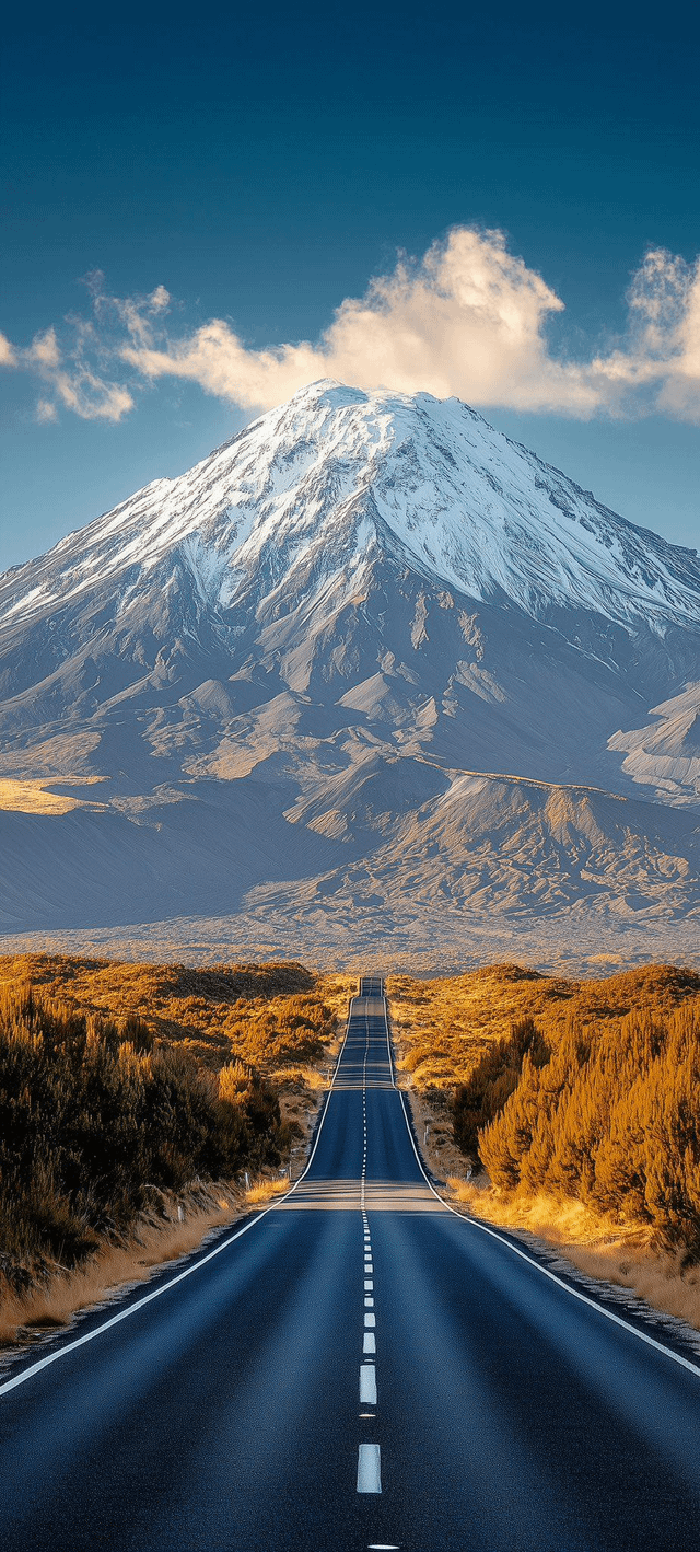 Mountain Road Landscape - landscape wallpaper for OpersCraft