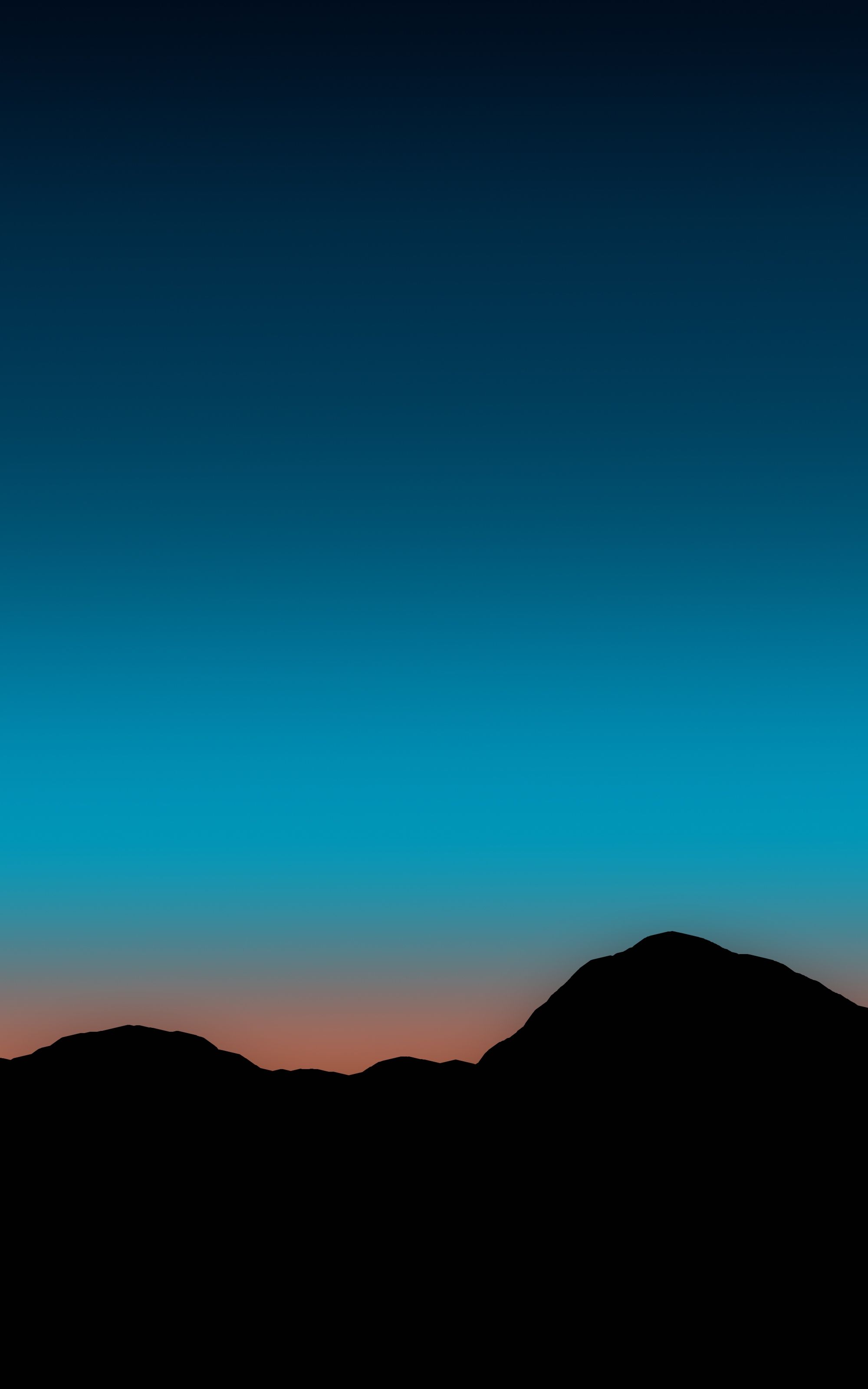 Mountain Silhouette Dusk - random wallpaper for OpersCraft