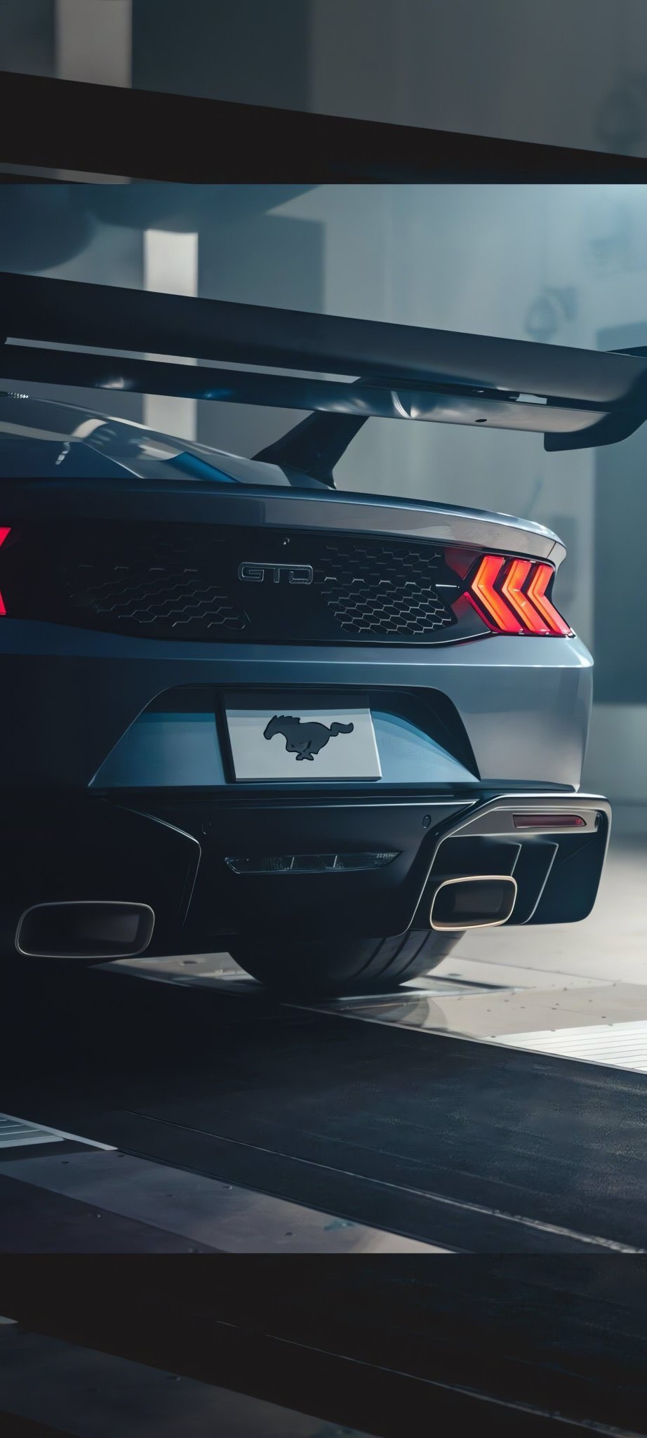 Mustang GTD Rear View - cars wallpaper for OpersCraft