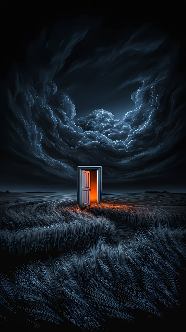 Mysterious Open Door - surreal wallpaper for OpersCraft