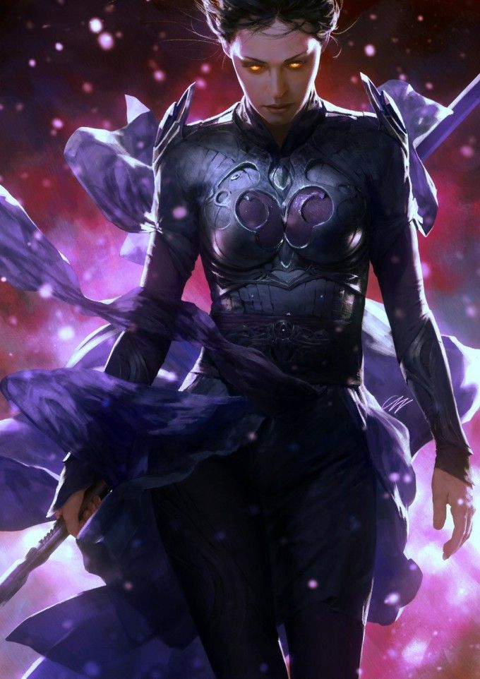 Mystic Warrior Woman - fantasy wallpaper for OpersCraft