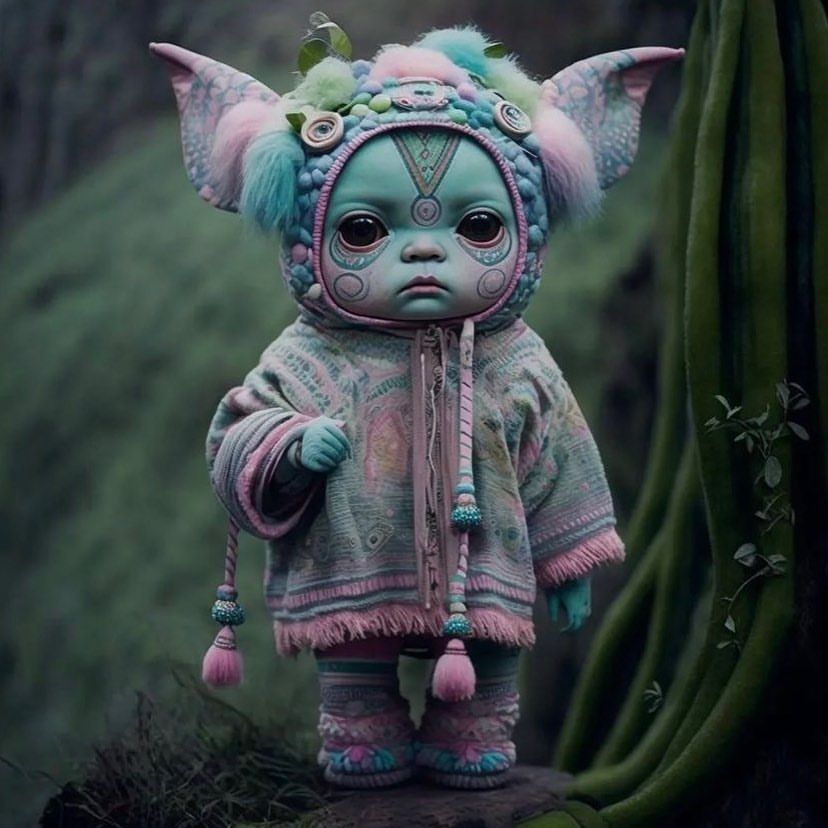 Mystical Forest Creature Child - fantasy wallpaper for OpersCraft