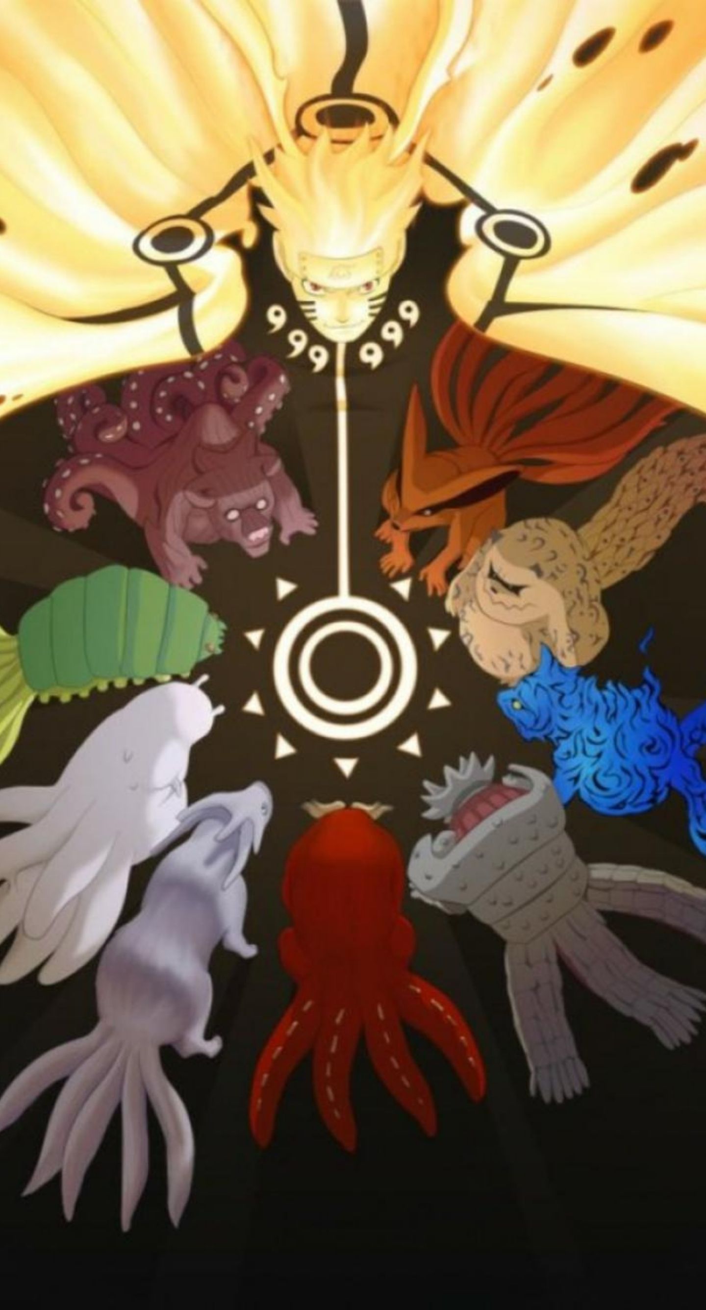 Naruto and Tailed Beasts - naruto wallpaper for OpersCraft