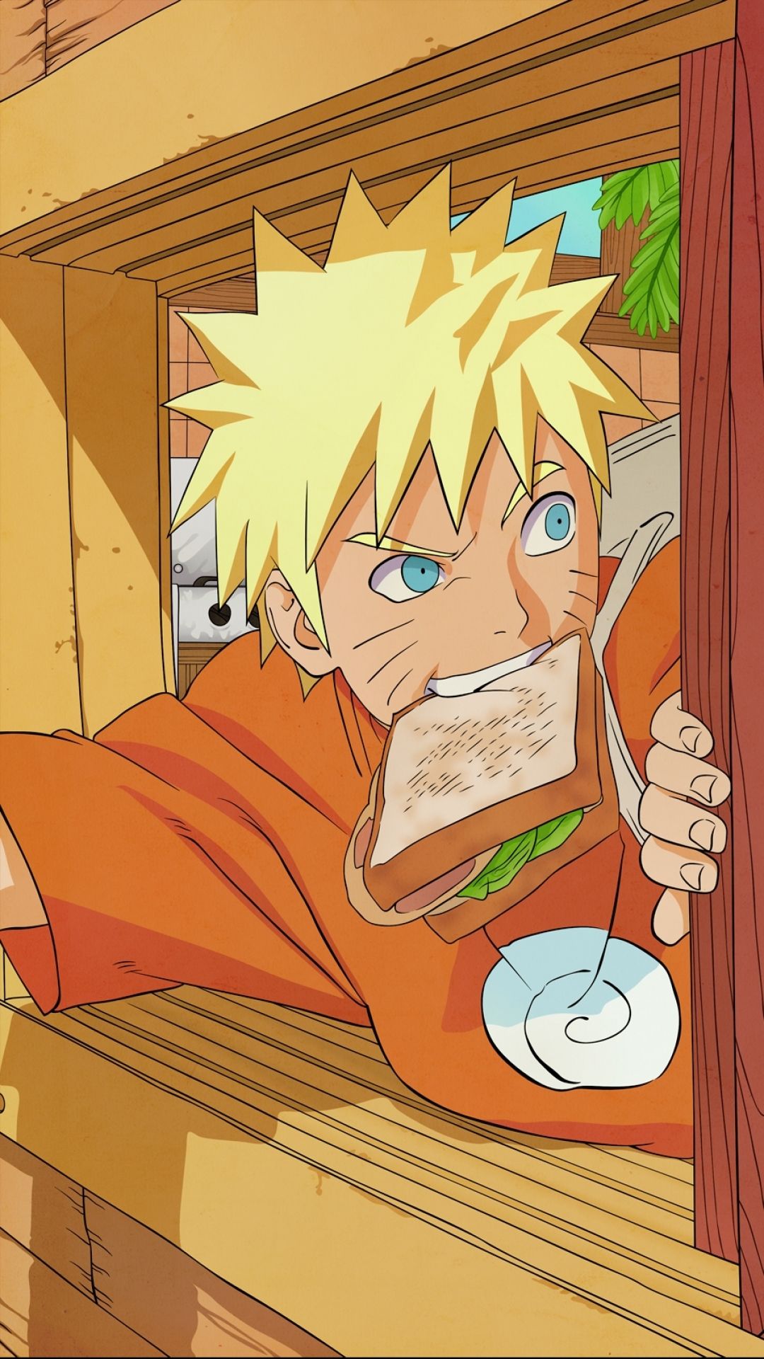 Naruto's Sandwich Break - naruto wallpaper for OpersCraft
