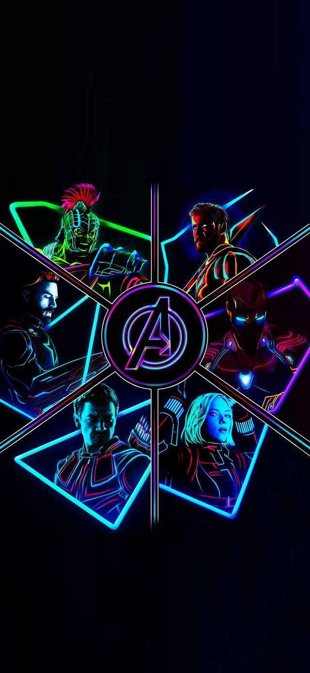 Neon Avengers Assemble - avengers wallpaper for OpersCraft