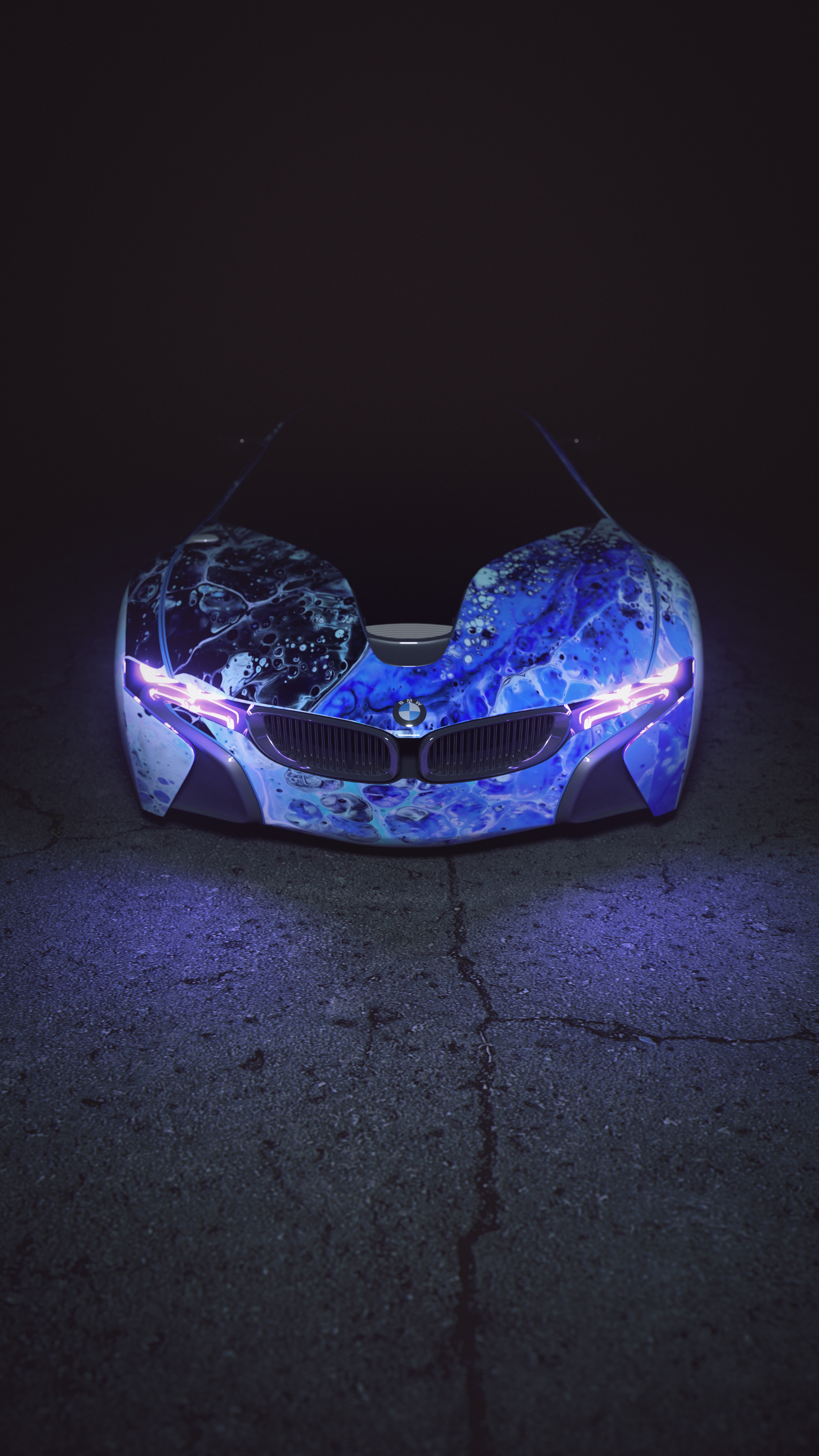 Neon Blue BMW - bmw wallpaper for OpersCraft
