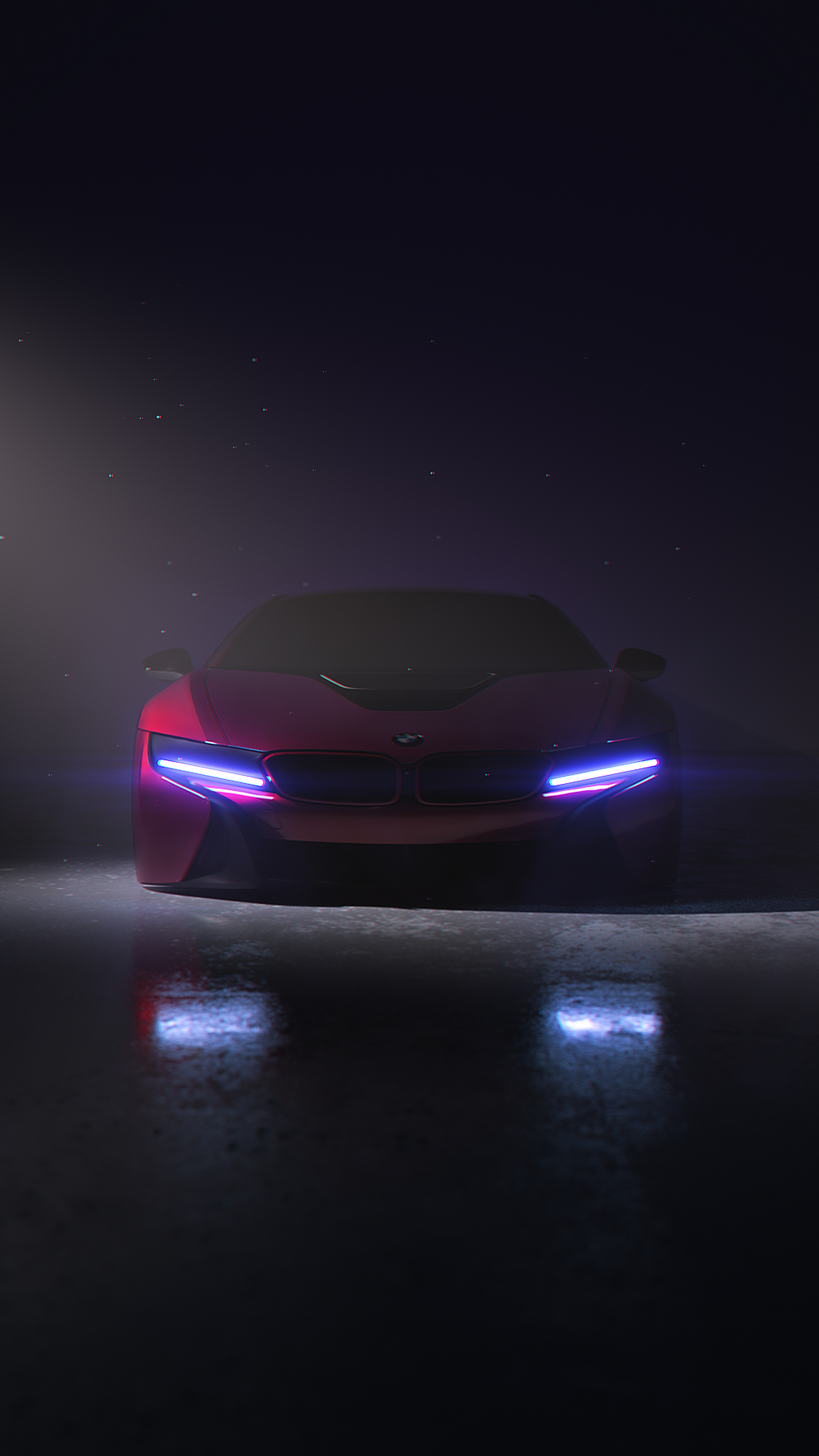Neon BMW at Night - cars wallpaper for OpersCraft