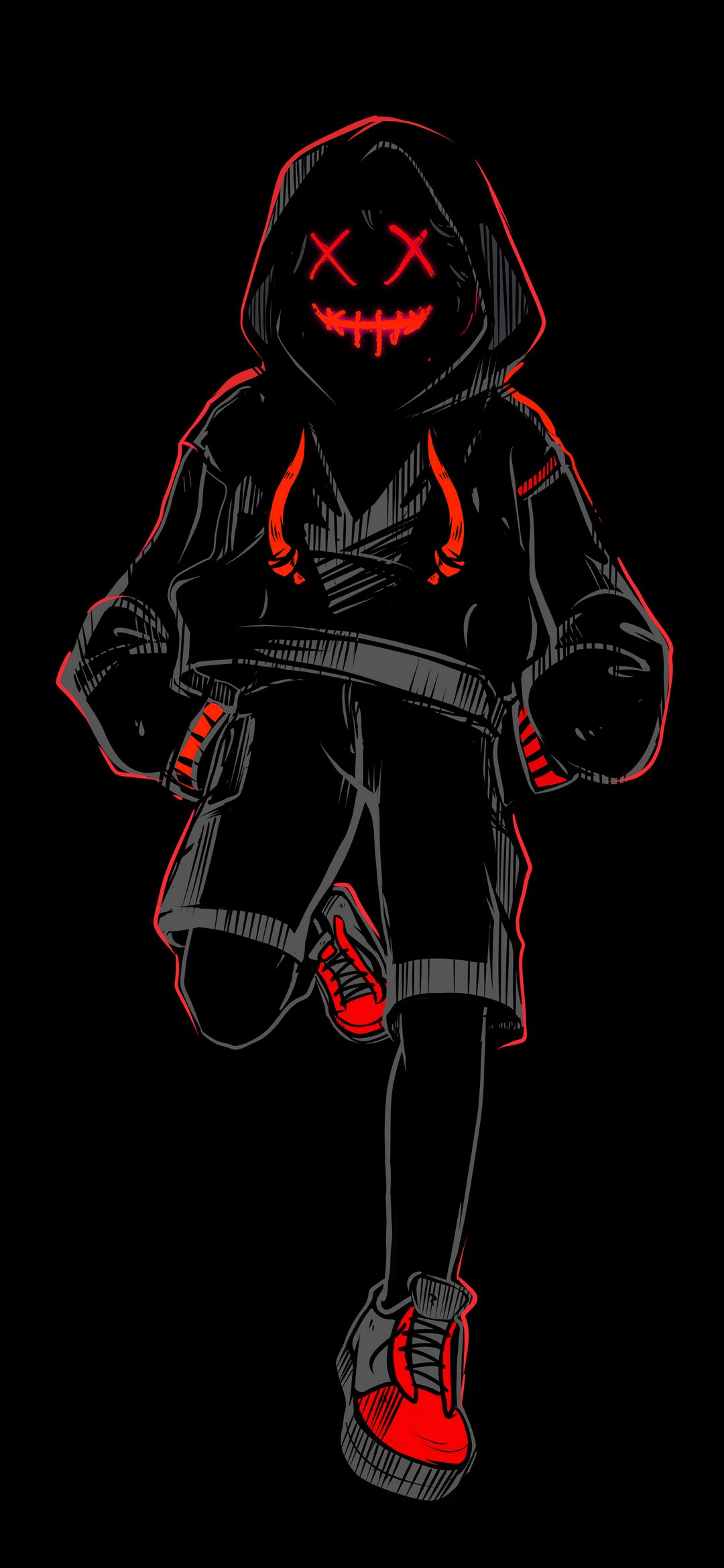 Neon Demon Hoodie - cyberpunk wallpaper for OpersCraft