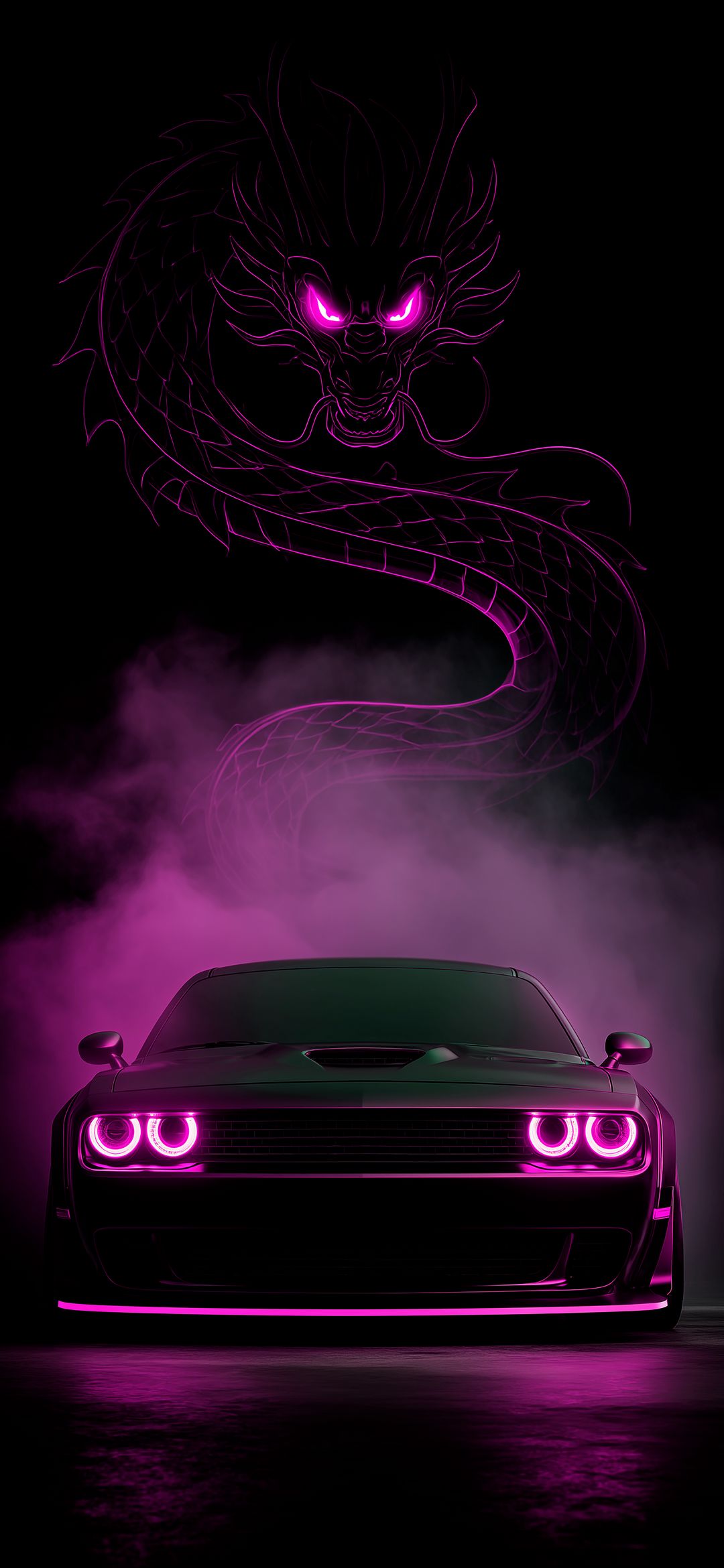 Neon Dragon Car - ghetto wallpaper for OpersCraft