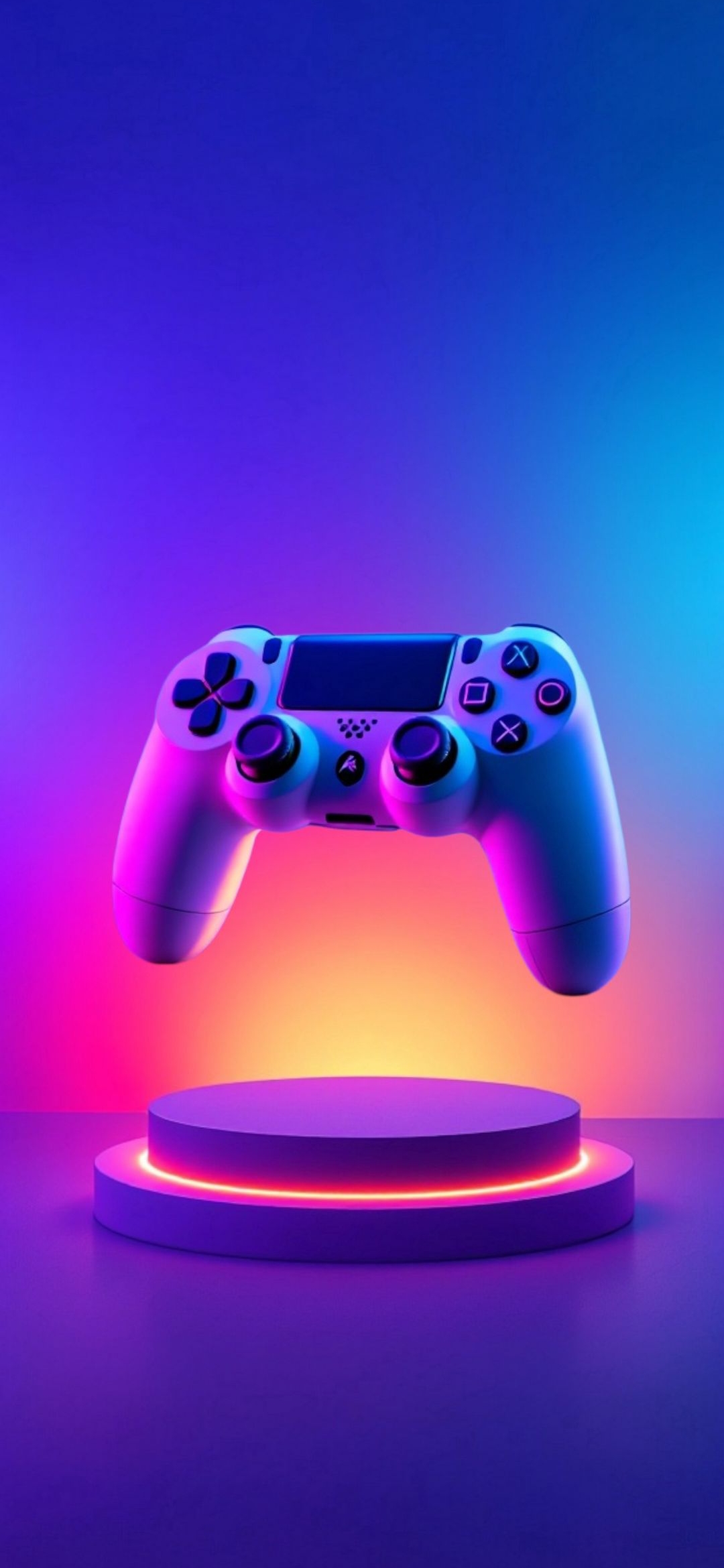 Neon Game Controller - gaming wallpaper for OpersCraft