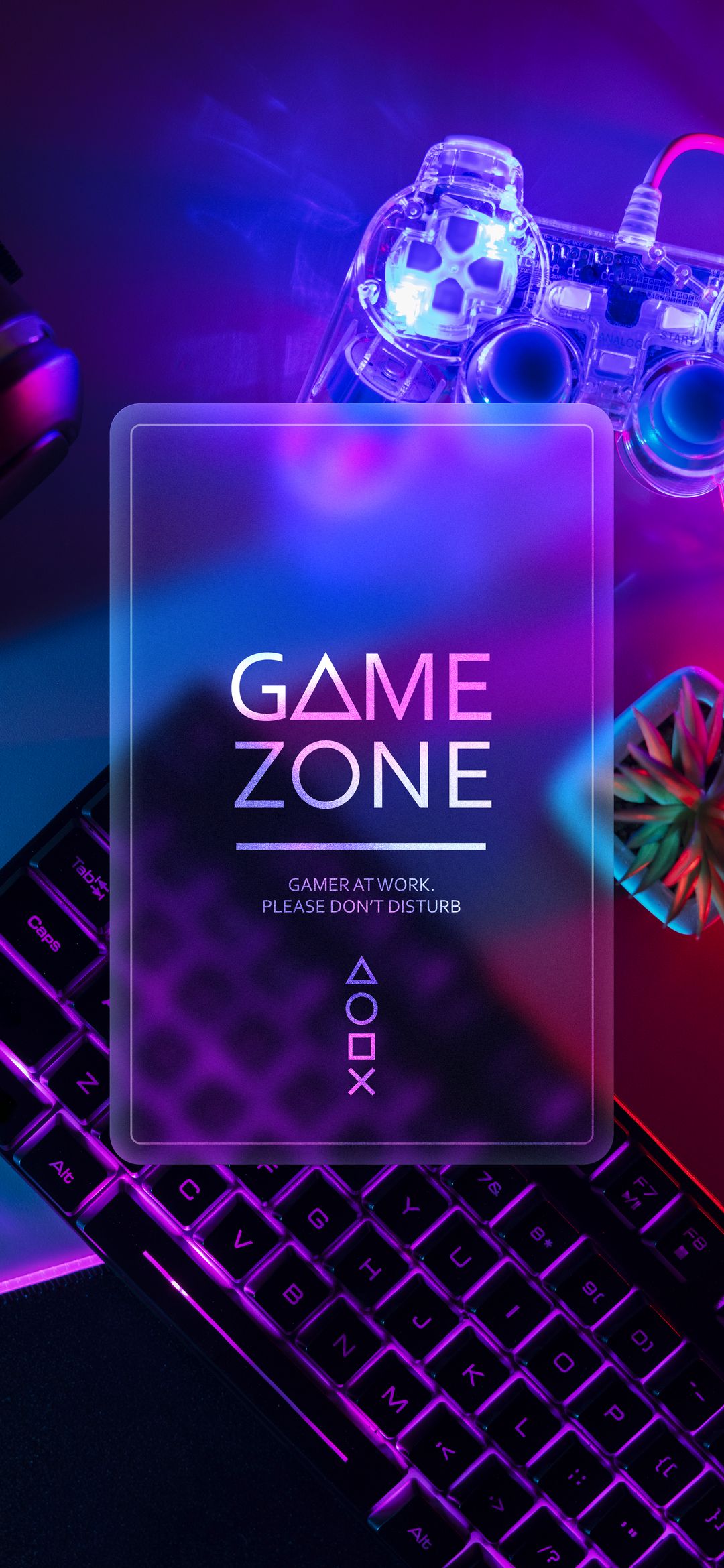 Neon Gaming Setup - games wallpaper for OpersCraft