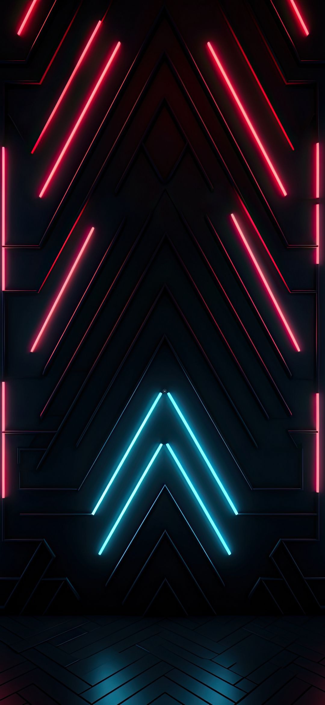 Neon Geometric Abstraction - abstract wallpaper for OpersCraft