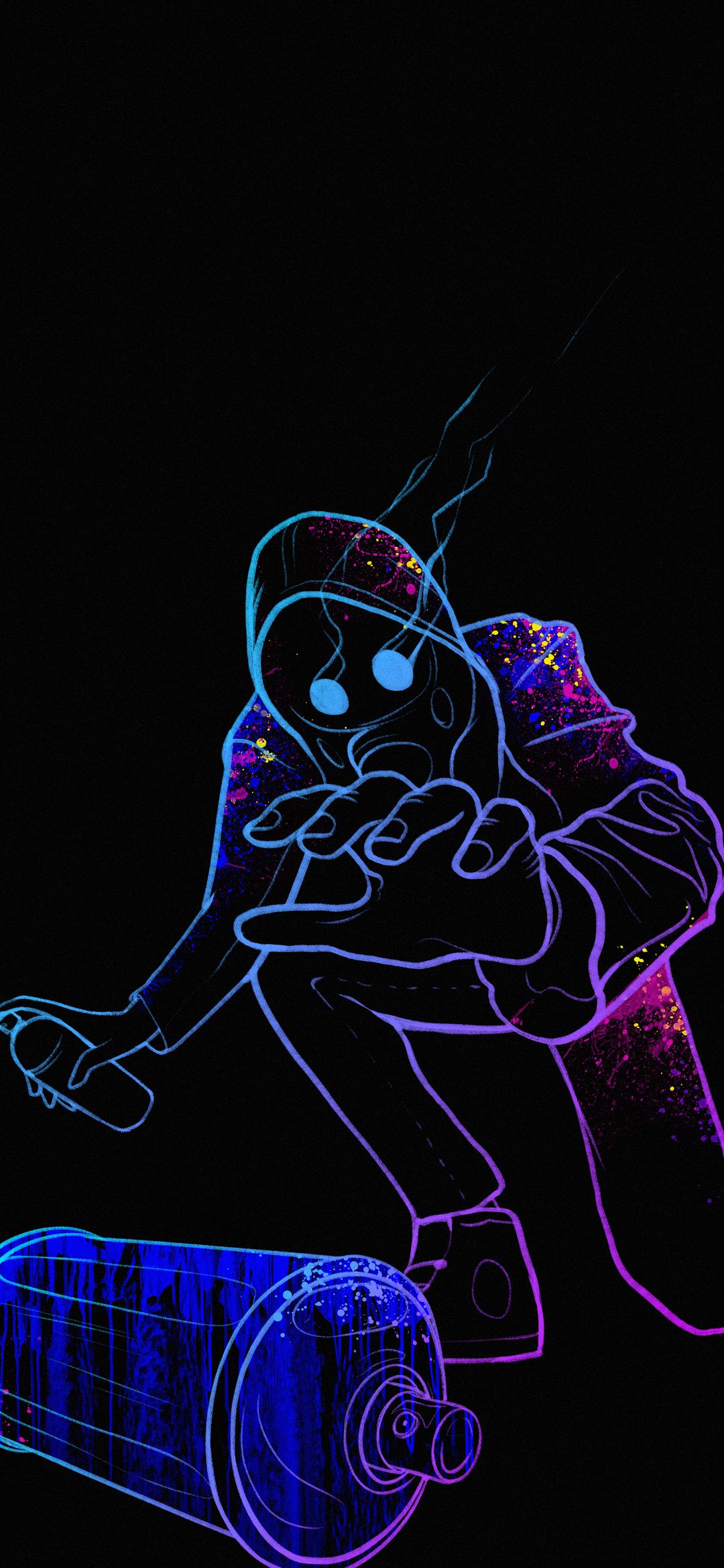 Neon Graffiti Artist - graffiti wallpaper for OpersCraft