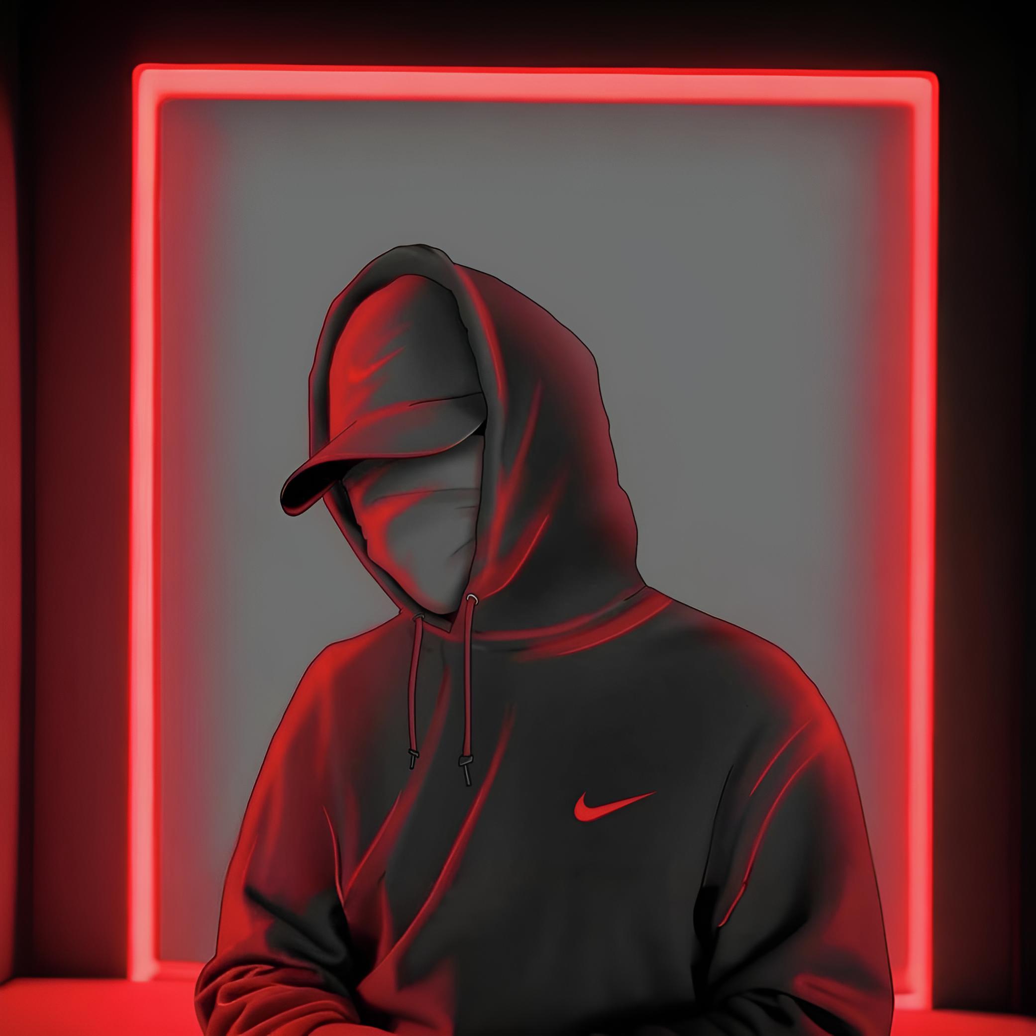 Neon Hooded Figure - nike wallpaper for OpersCraft