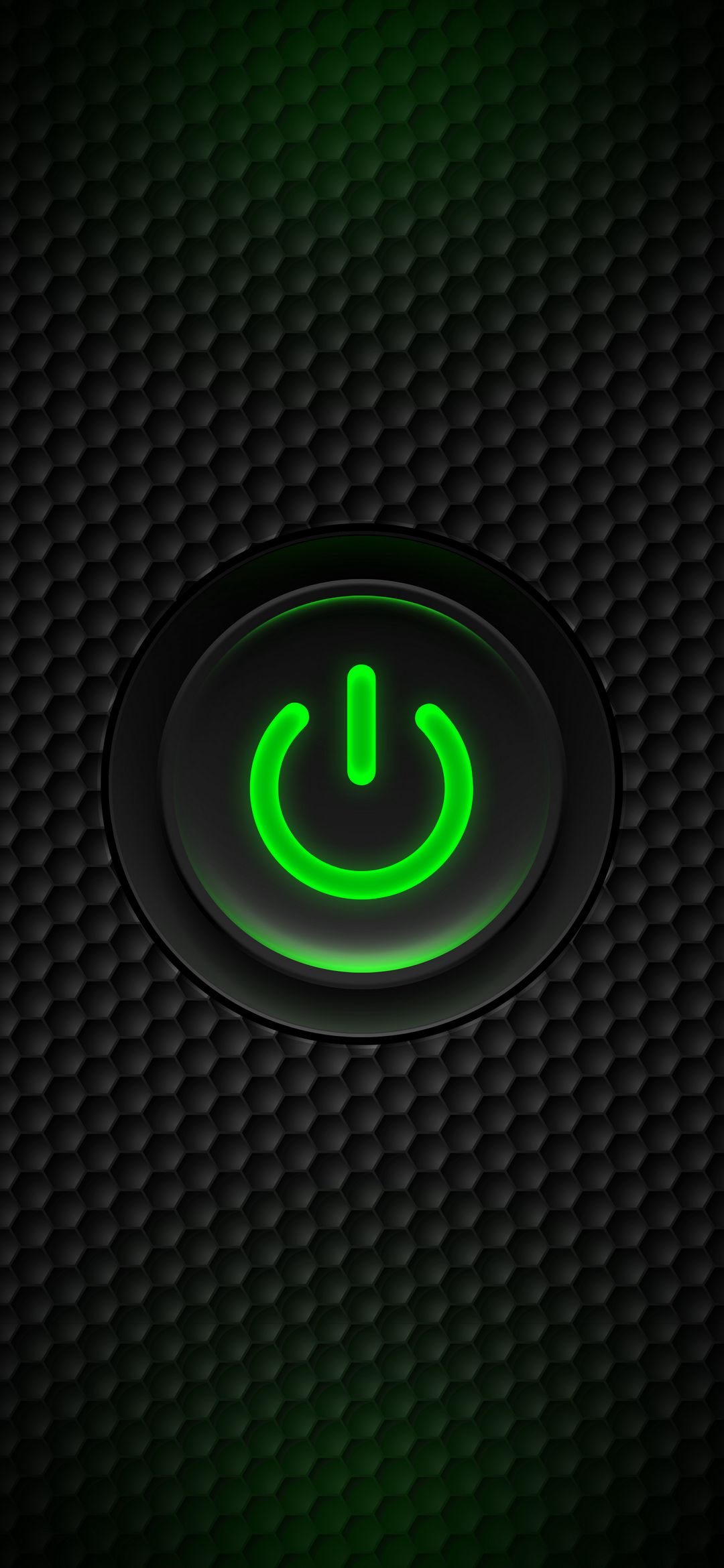 Neon Power Button - technology wallpaper for OpersCraft