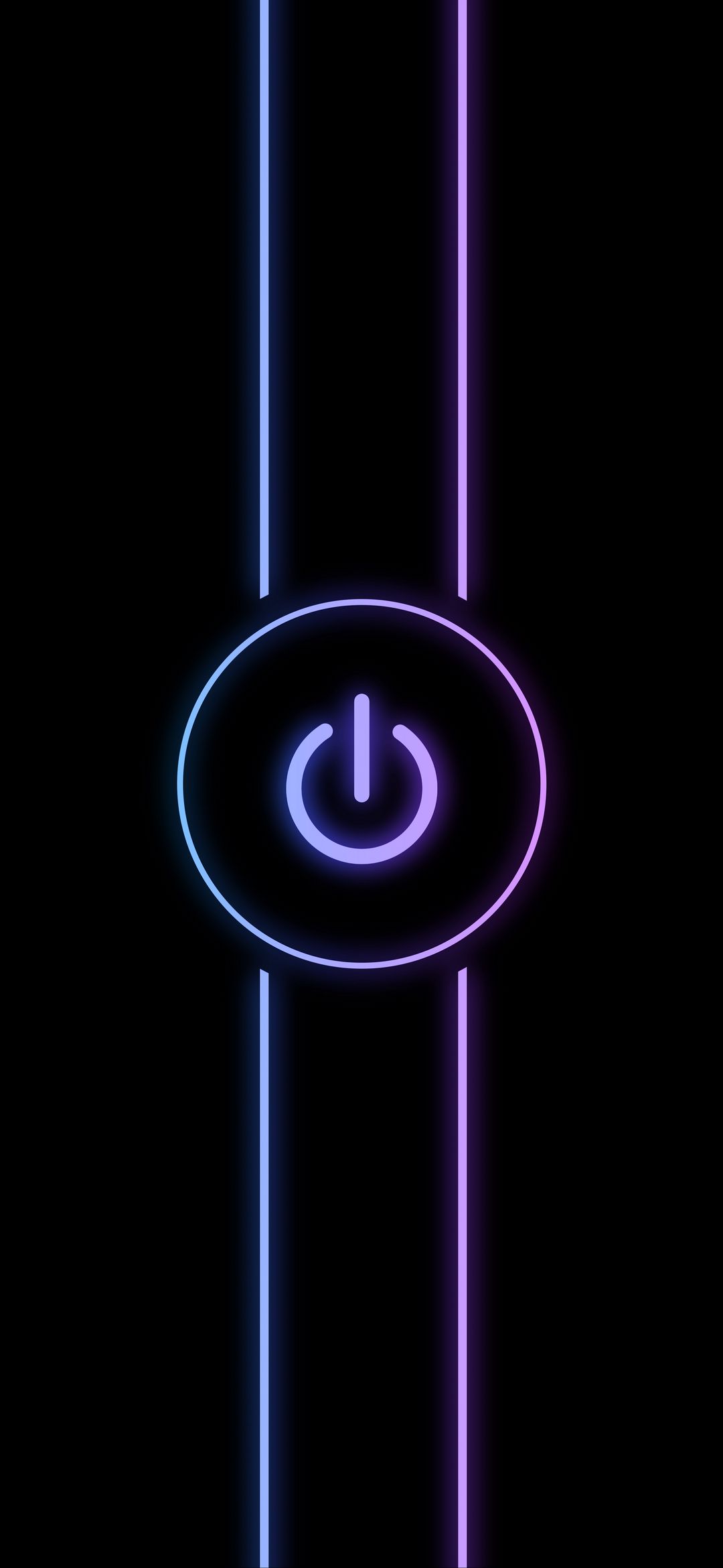 Neon Power Symbol - neon wallpaper for OpersCraft