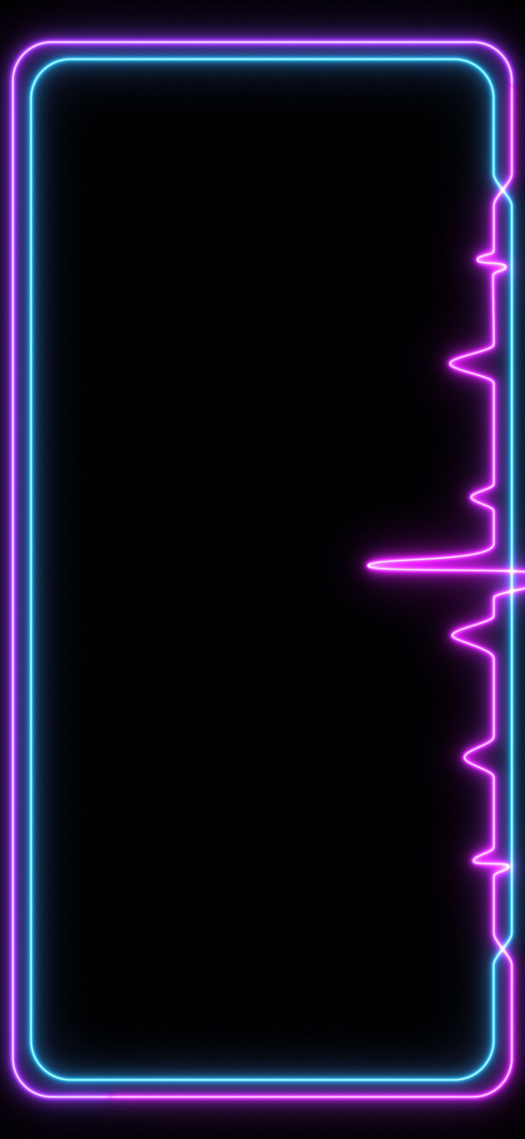 Neon Pulse Border - neon wallpaper for OpersCraft