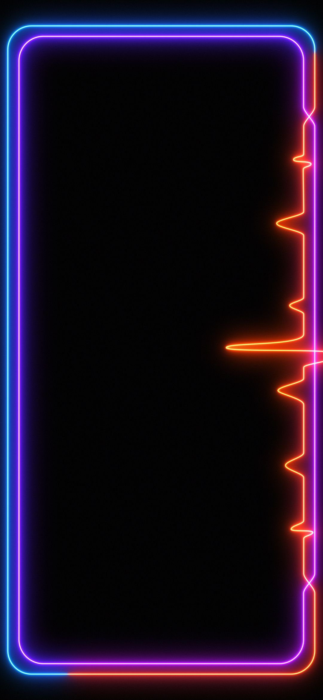 Neon Pulse Frame - neon wallpaper for OpersCraft
