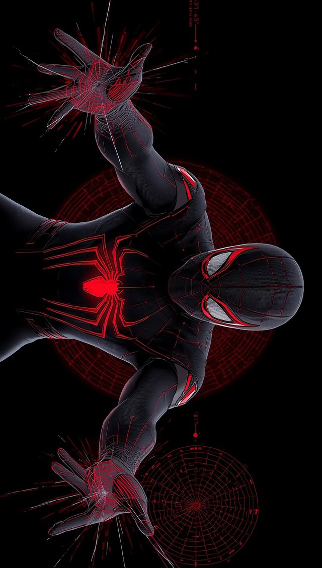 Neon Spider-Man Portrait - spider-man wallpaper for OpersCraft