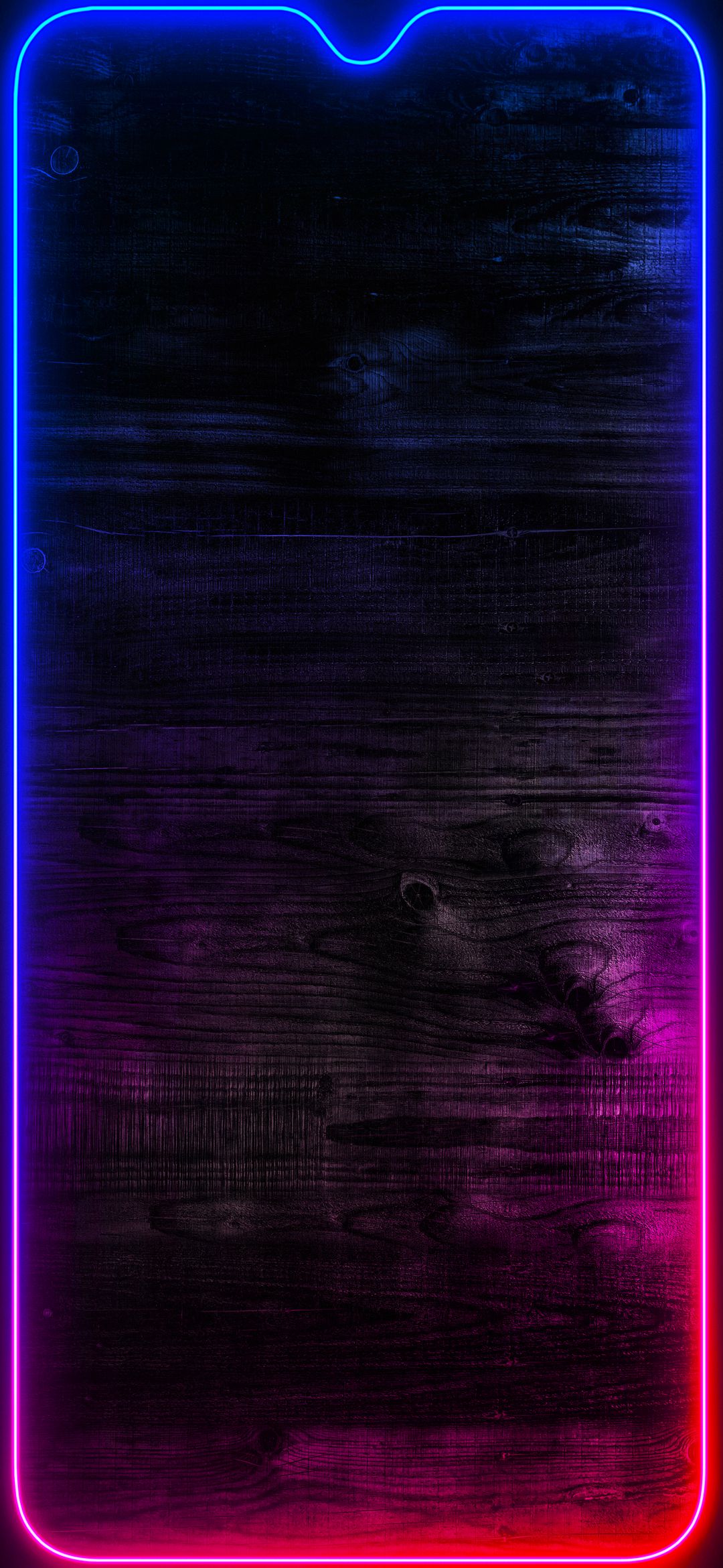 Neon Wood Frame - abstract wallpaper for OpersCraft