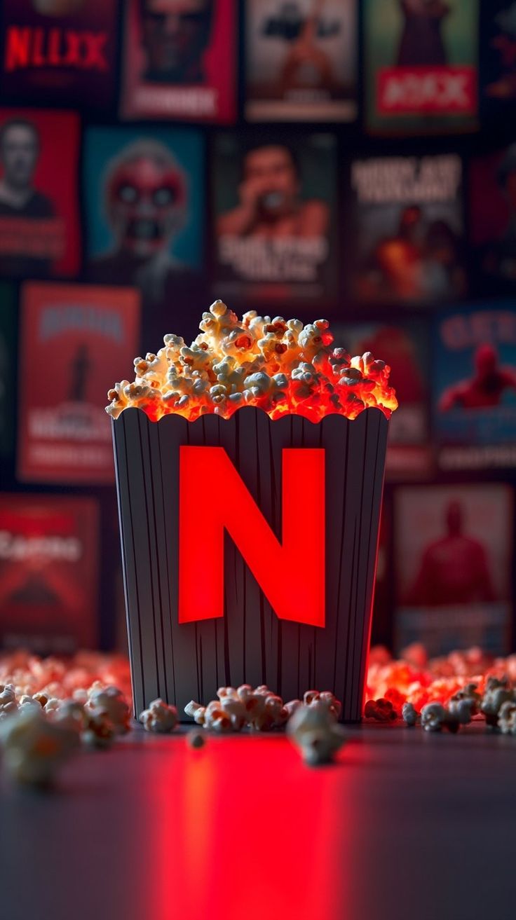 Netflix Popcorn Cinema - dope wallpaper for OpersCraft