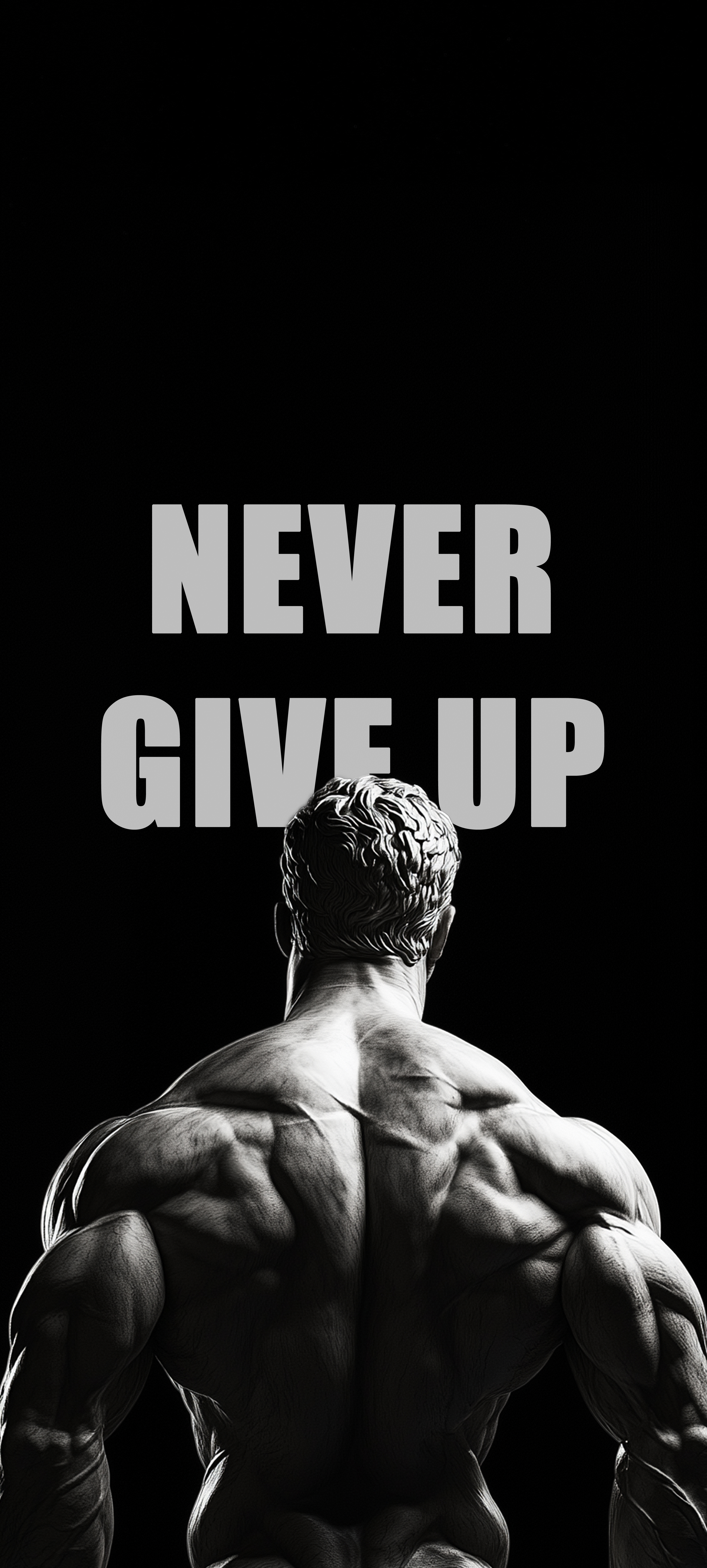 Never Give Up Bodybuilder - quotes wallpaper for OpersCraft