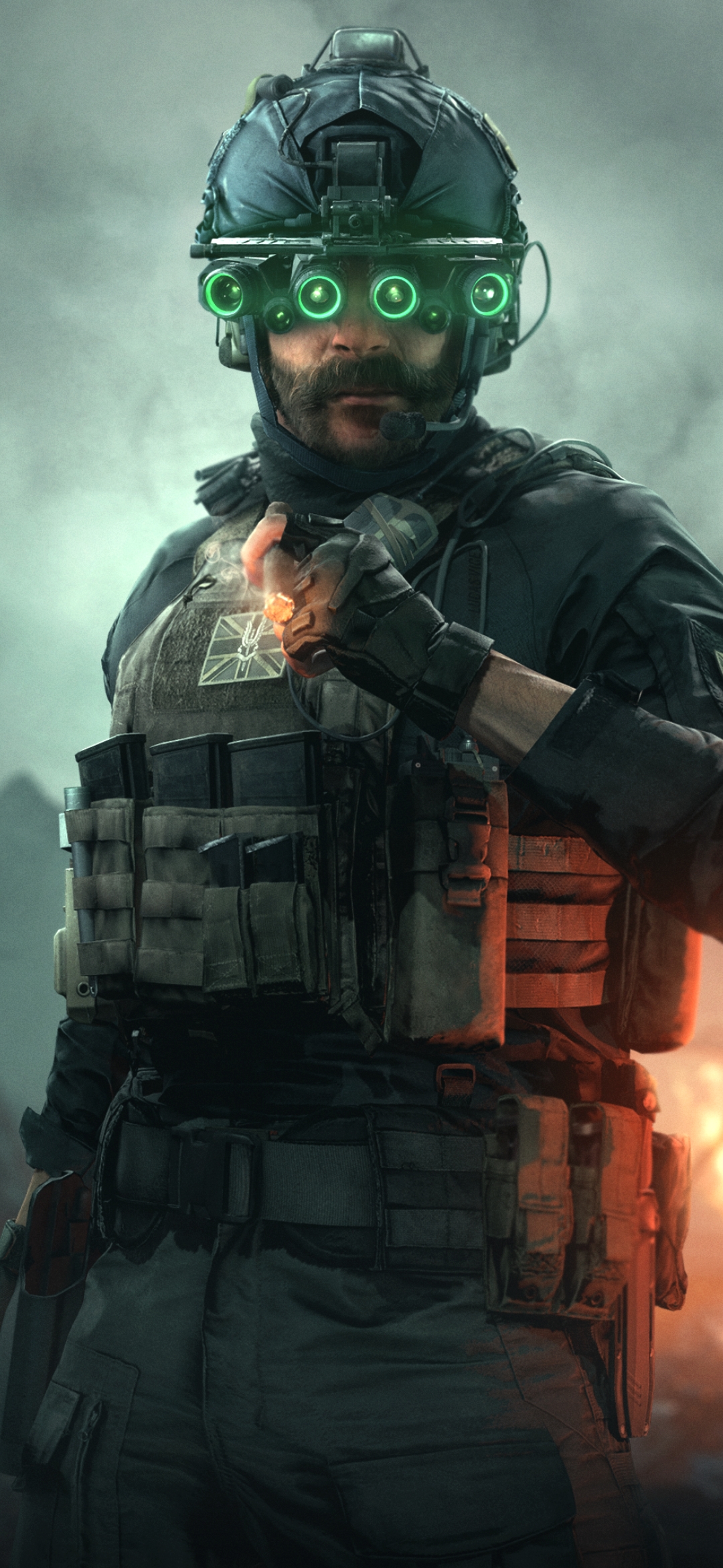 Night Vision Soldier - random wallpaper for OpersCraft