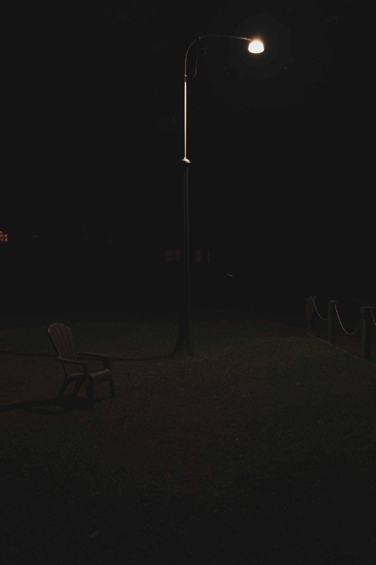 Nighttime Park Serenity - night wallpaper for OpersCraft
