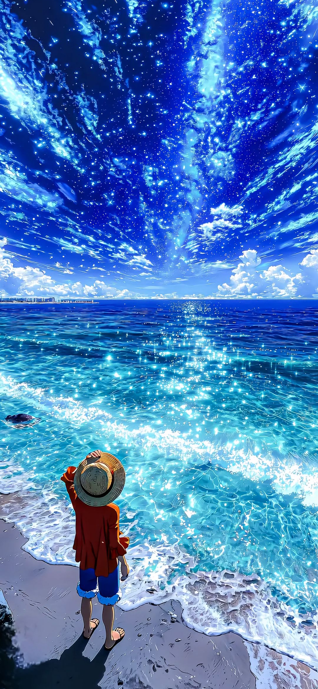 One Piece Beach Scene - one piece wallpaper for OpersCraft