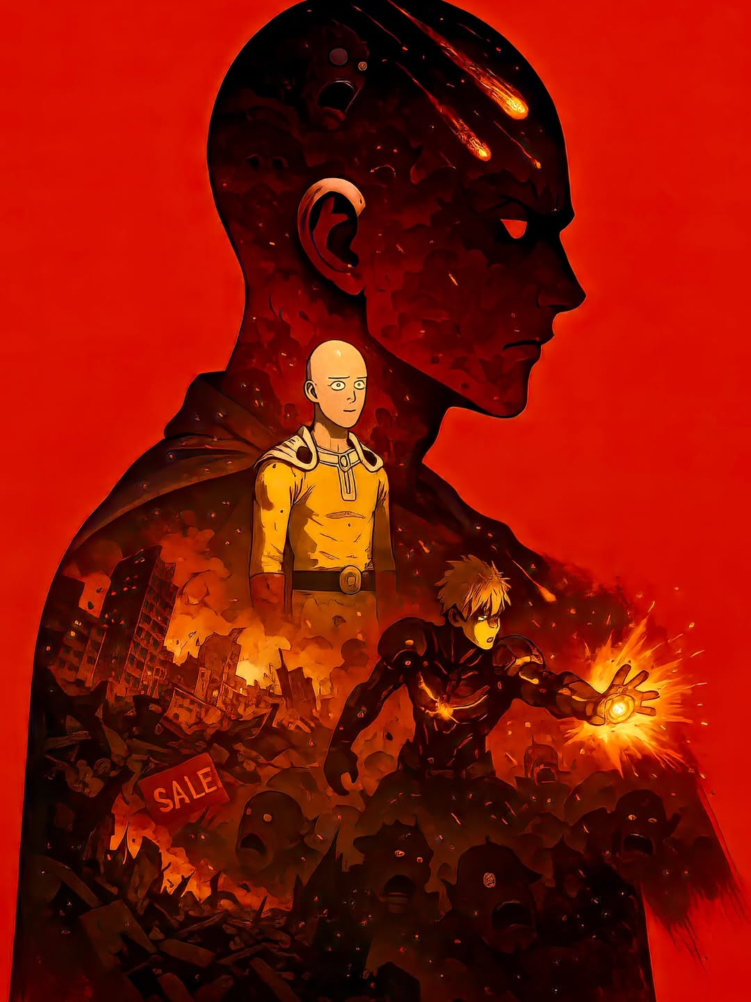 One Punch Man Epic Battle - anime wallpaper for OpersCraft