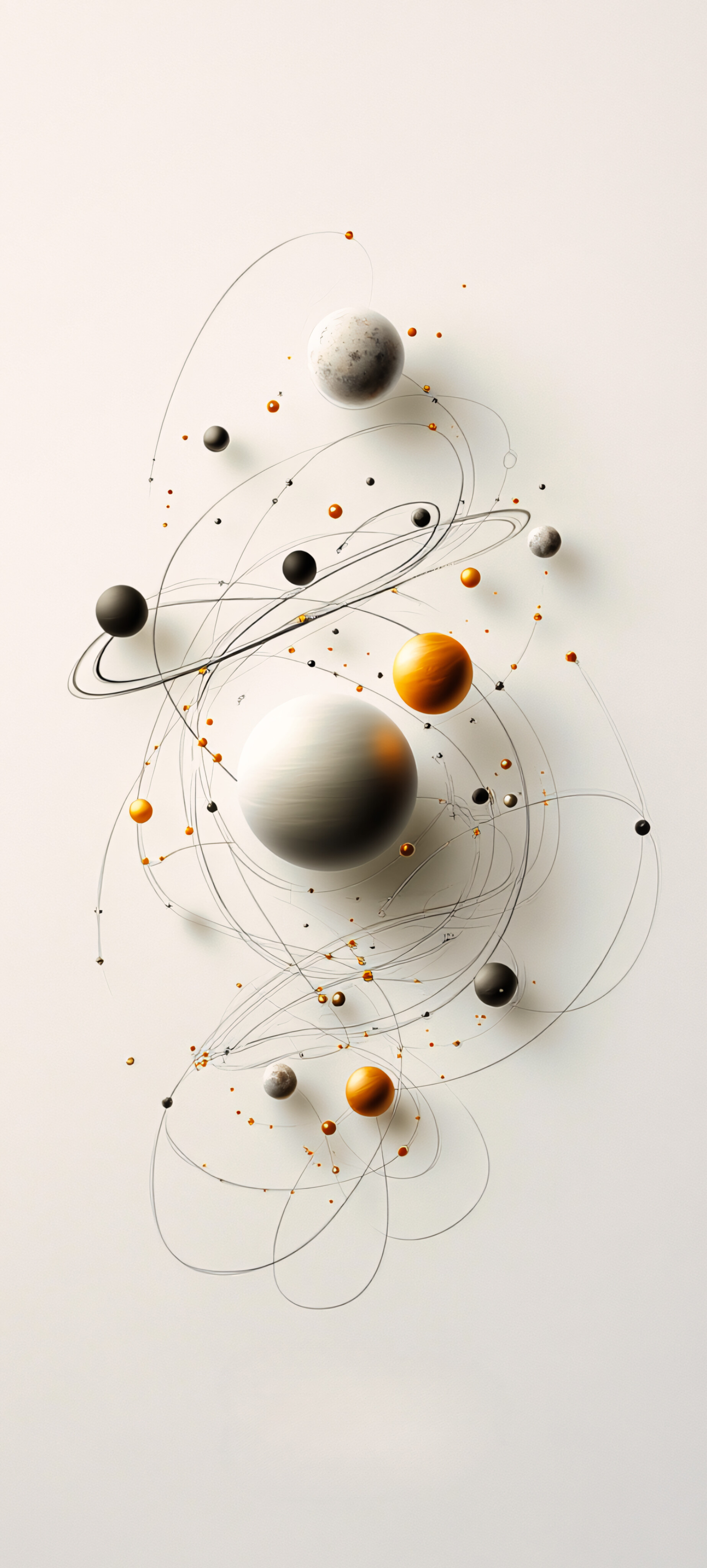 Orbital Sphere Arrangement - abstract wallpaper for OpersCraft