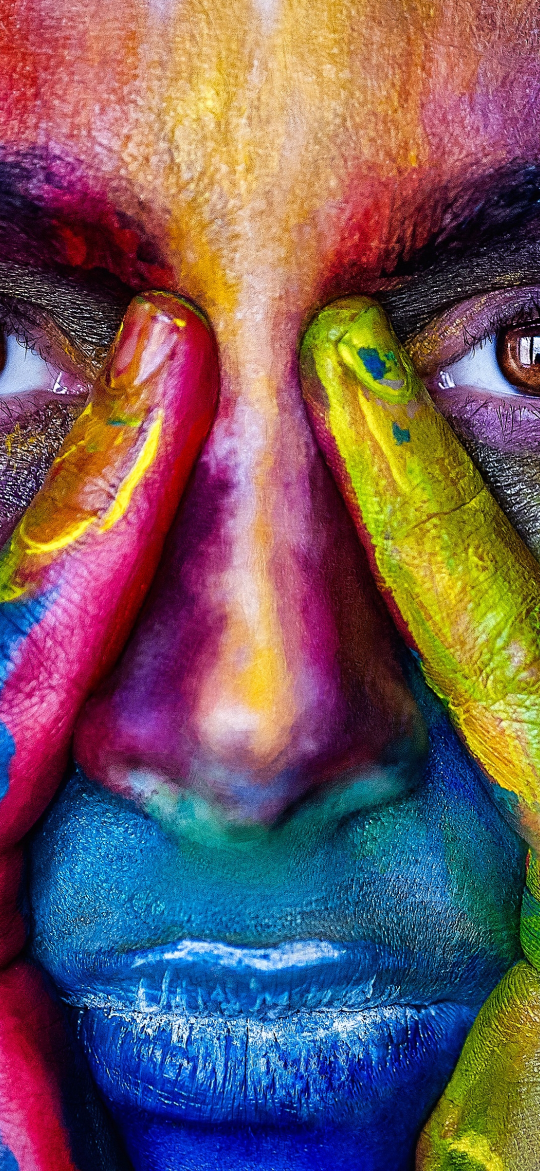 Painted Face Expression - random wallpaper for OpersCraft