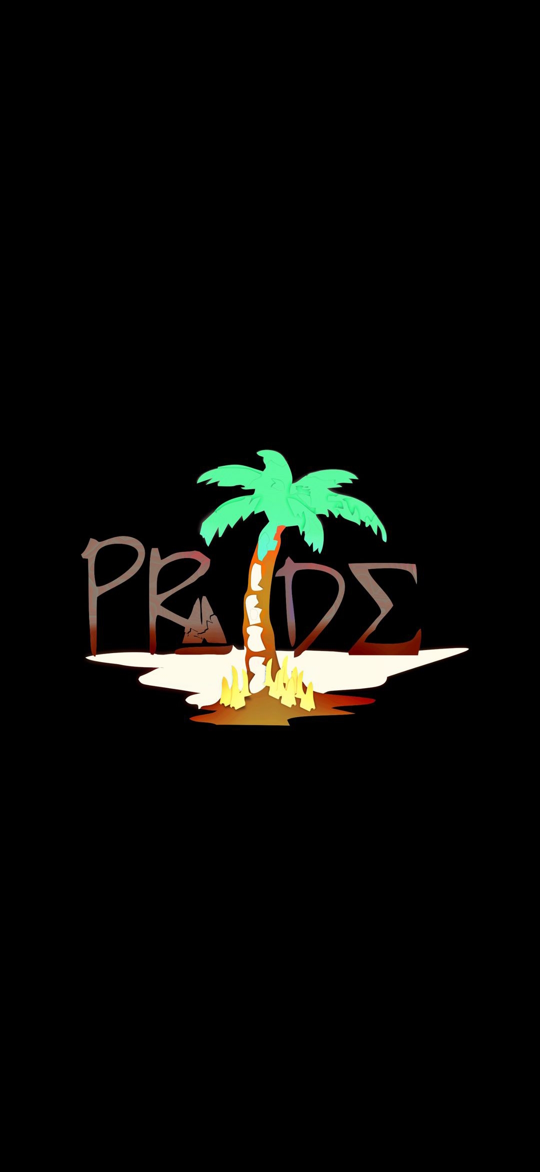 Palm Tree Paradise Text - tropical wallpaper for OpersCraft