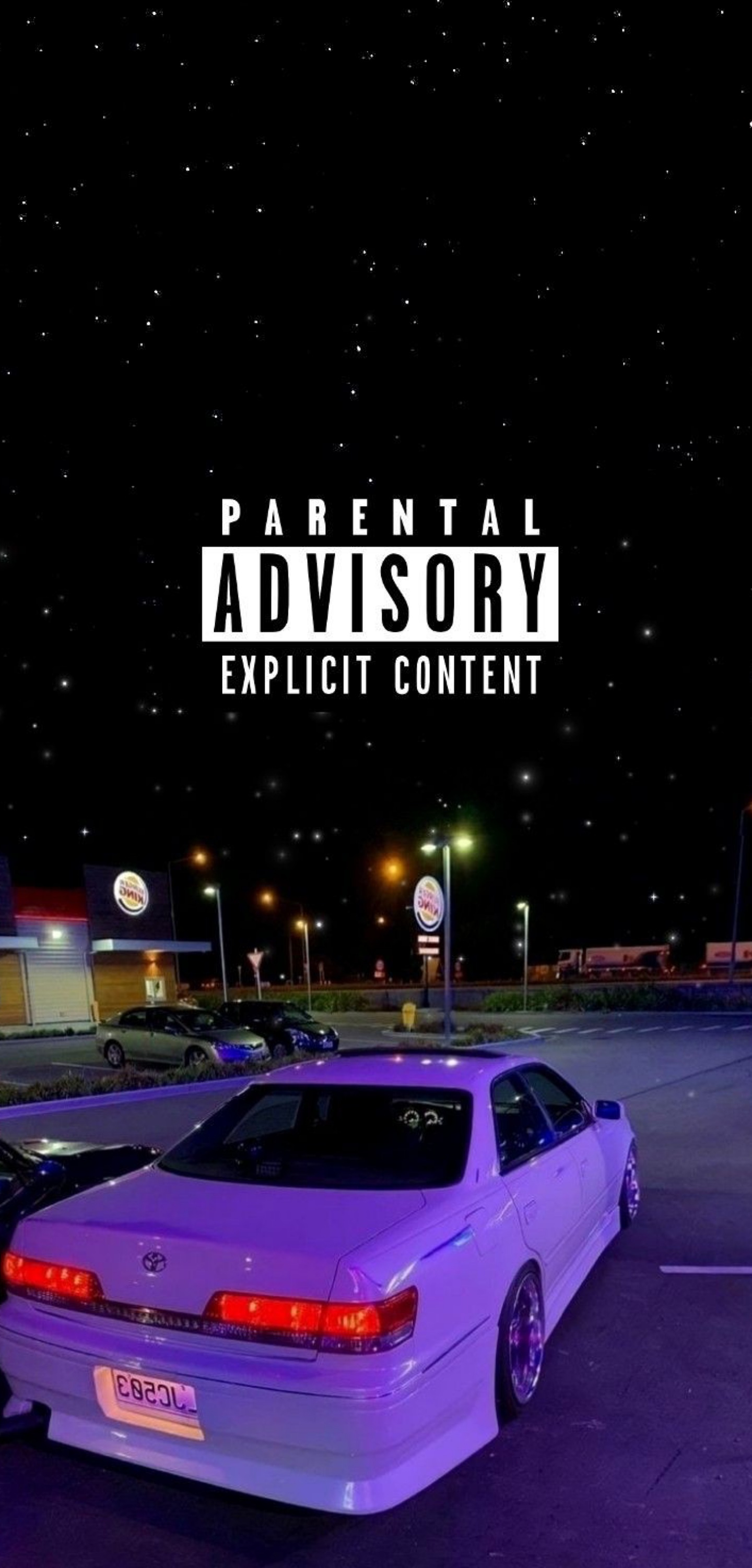 Parental Advisory Car Scene - dope wallpaper for OpersCraft