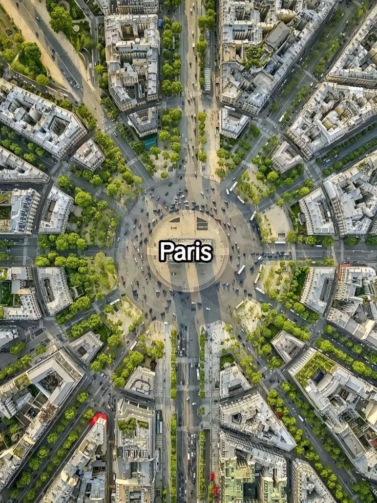 Paris Aerial View - city wallpaper for OpersCraft