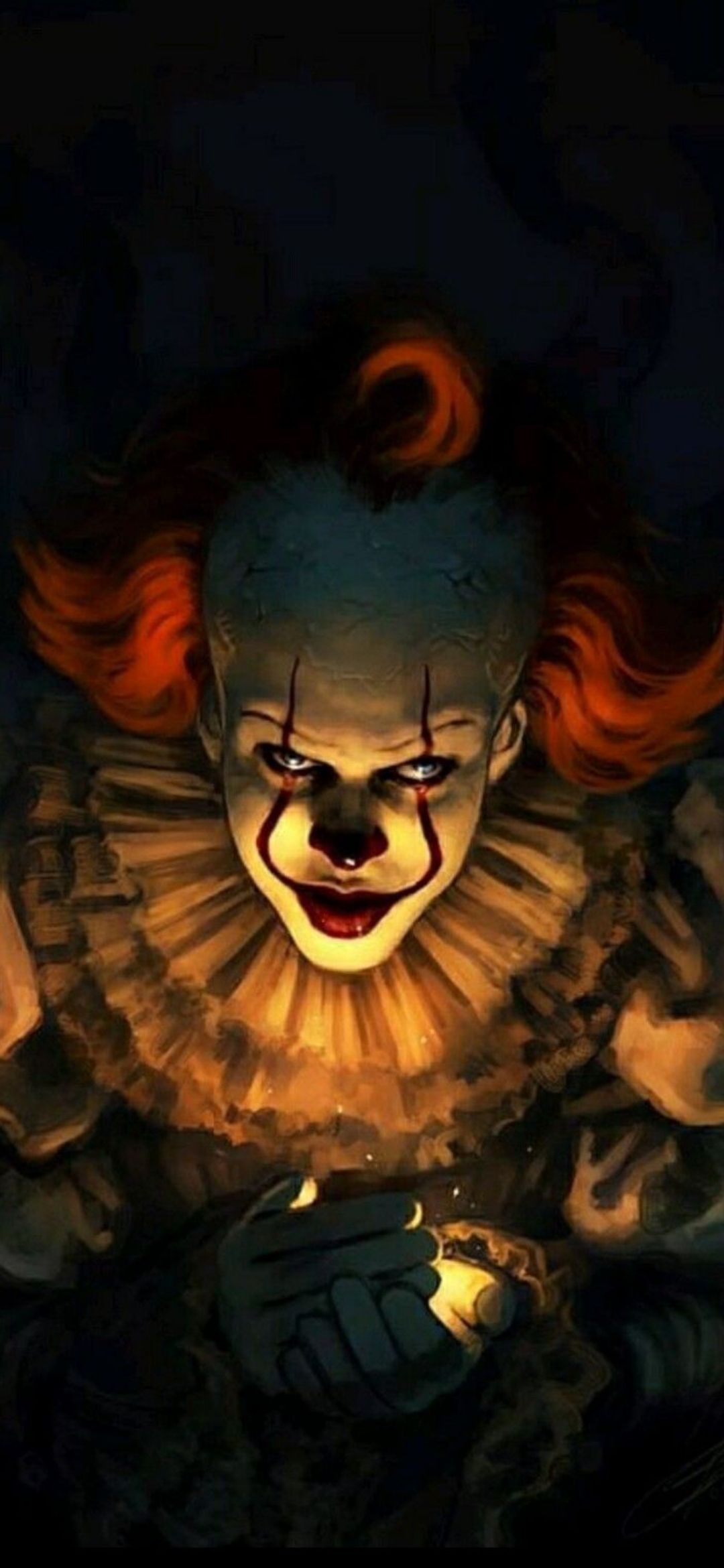 Pennywise's Sinister Gaze - horror wallpaper for OpersCraft