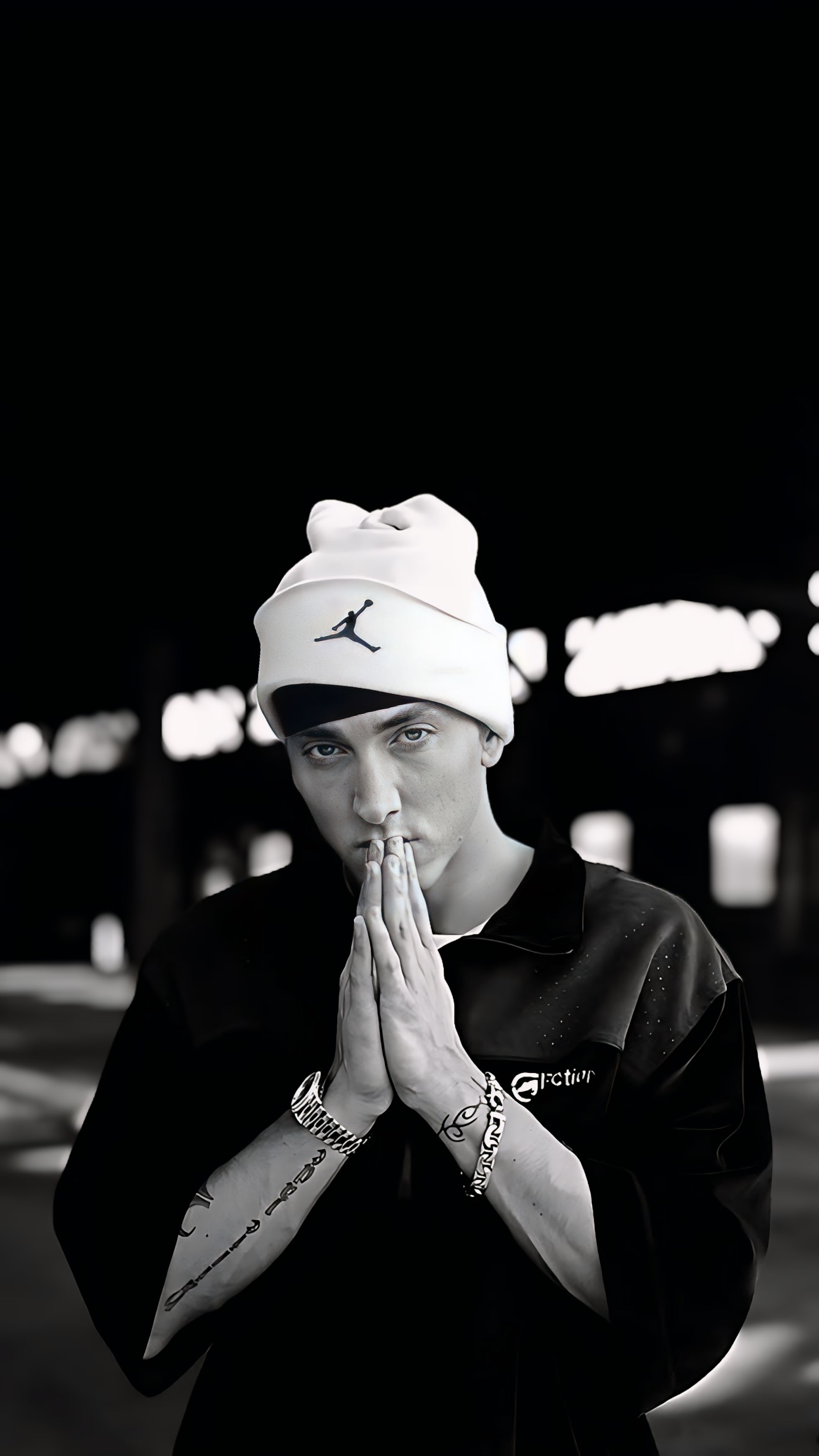Pensive Jordan Beanie Portrait - random wallpaper for OpersCraft