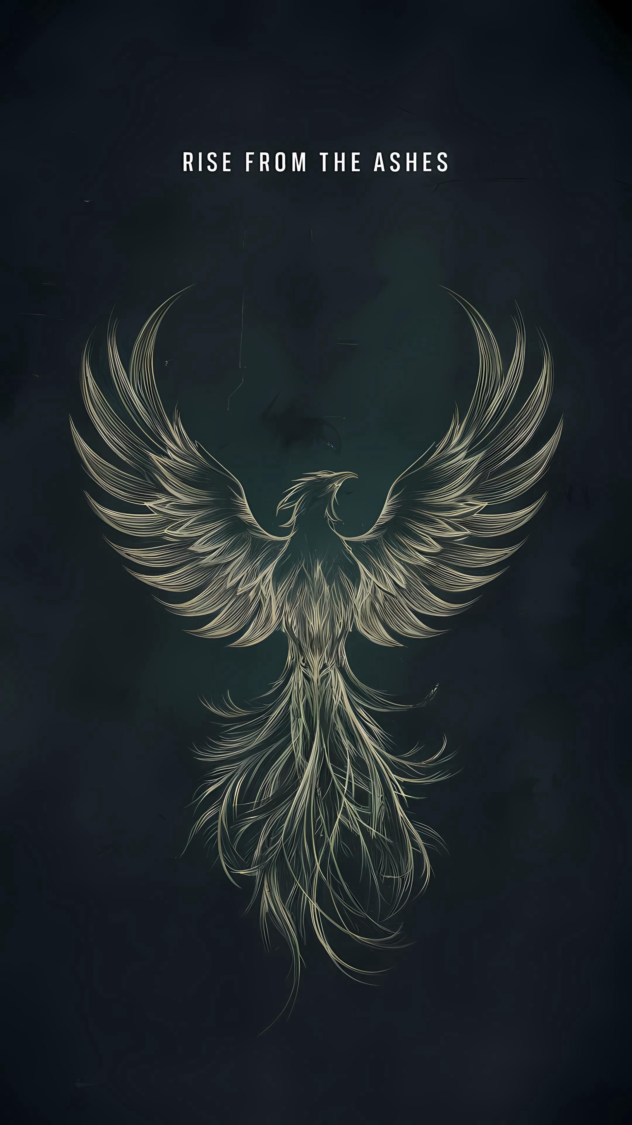 Phoenix Rising Illustration - quotes wallpaper for OpersCraft
