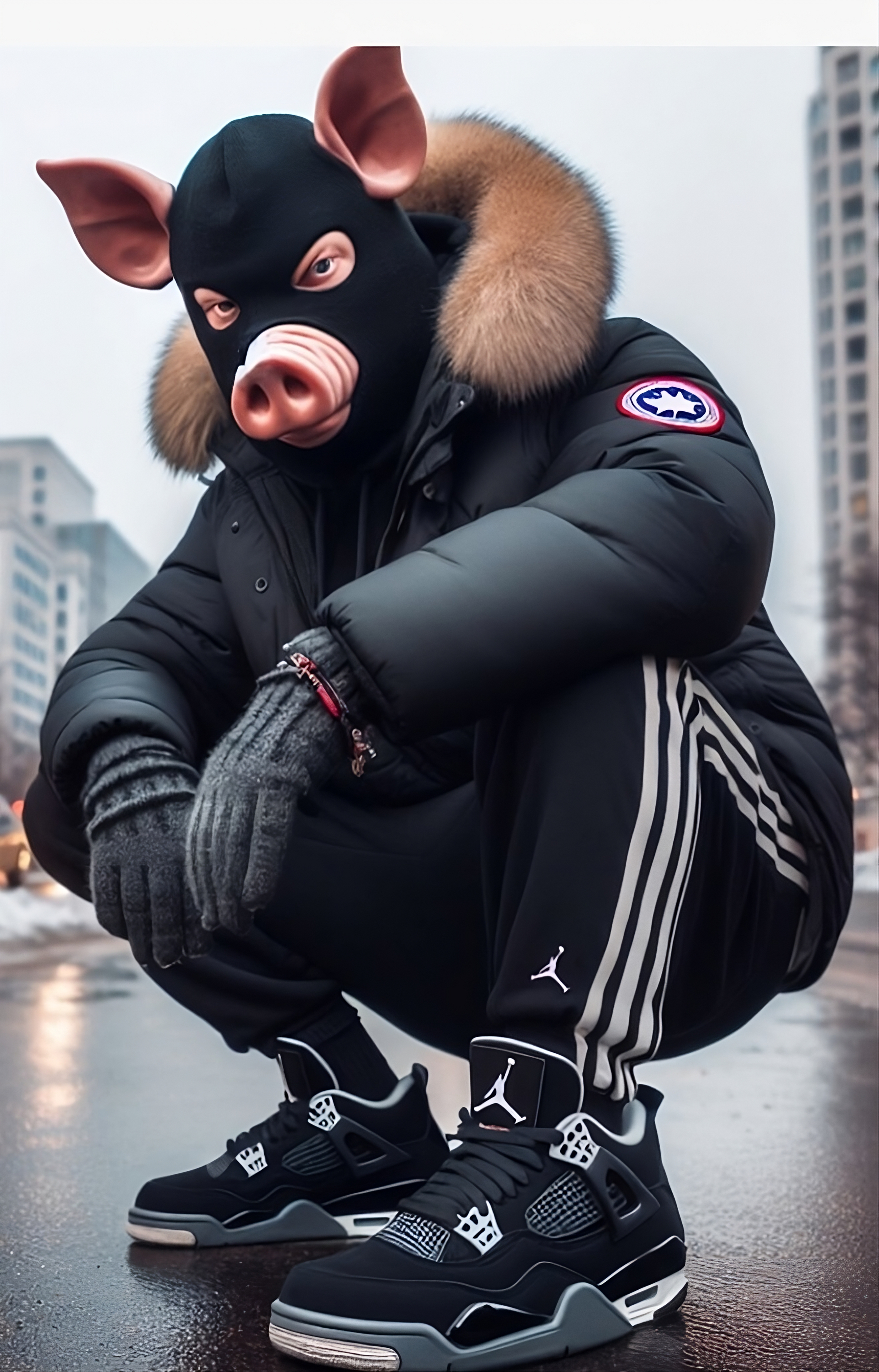 Pig Mask Streetwear - gangster wallpaper for OpersCraft