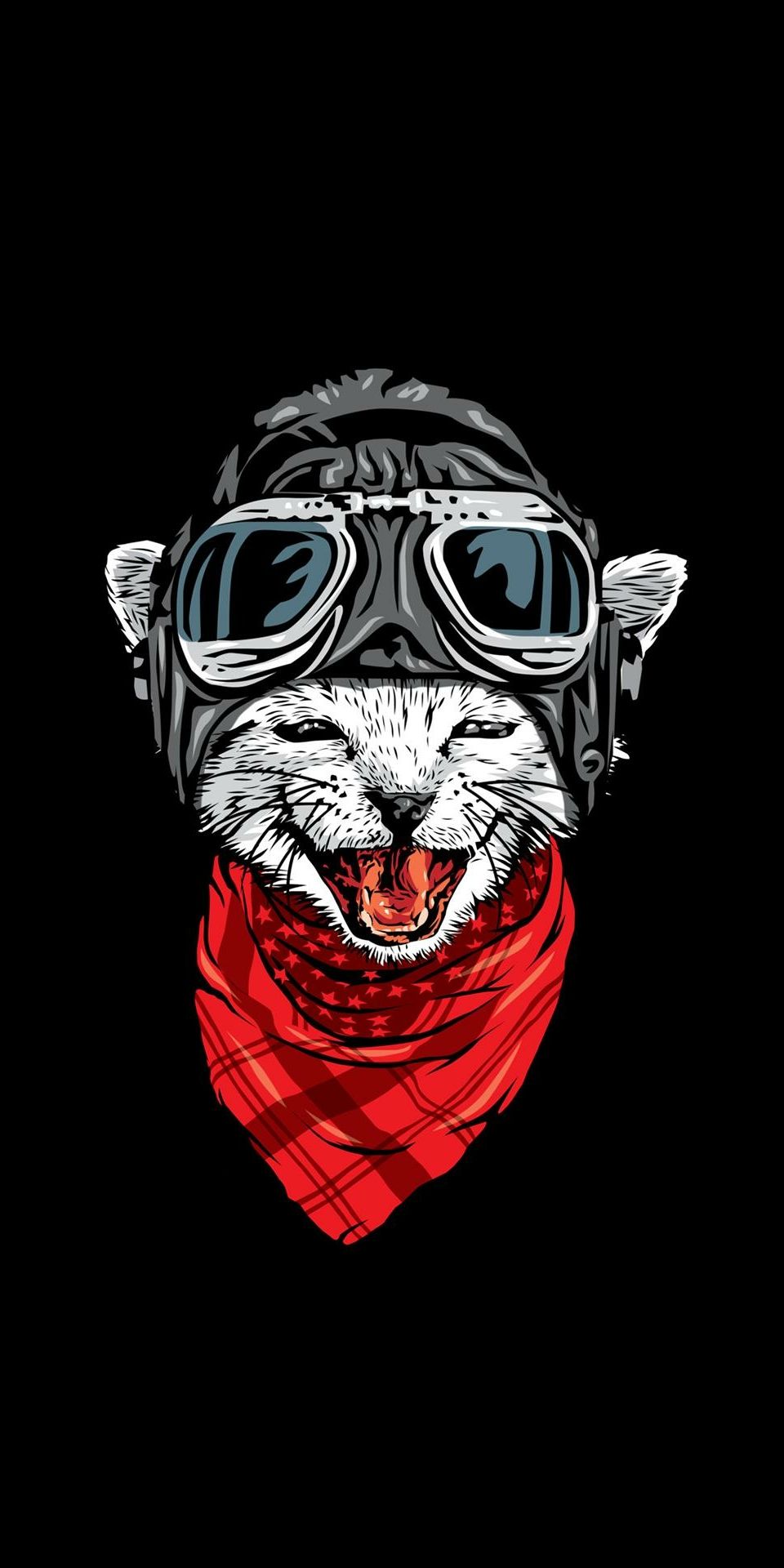 Pilot Cat Illustration - random wallpaper for OpersCraft