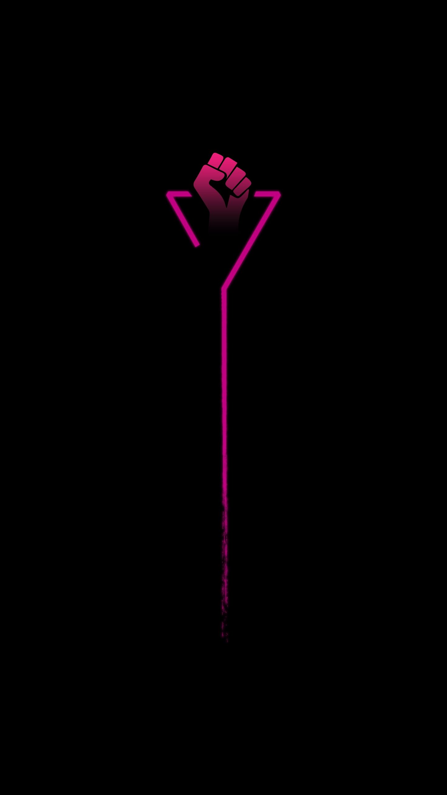 Pink Power Fist - abstract wallpaper for OpersCraft