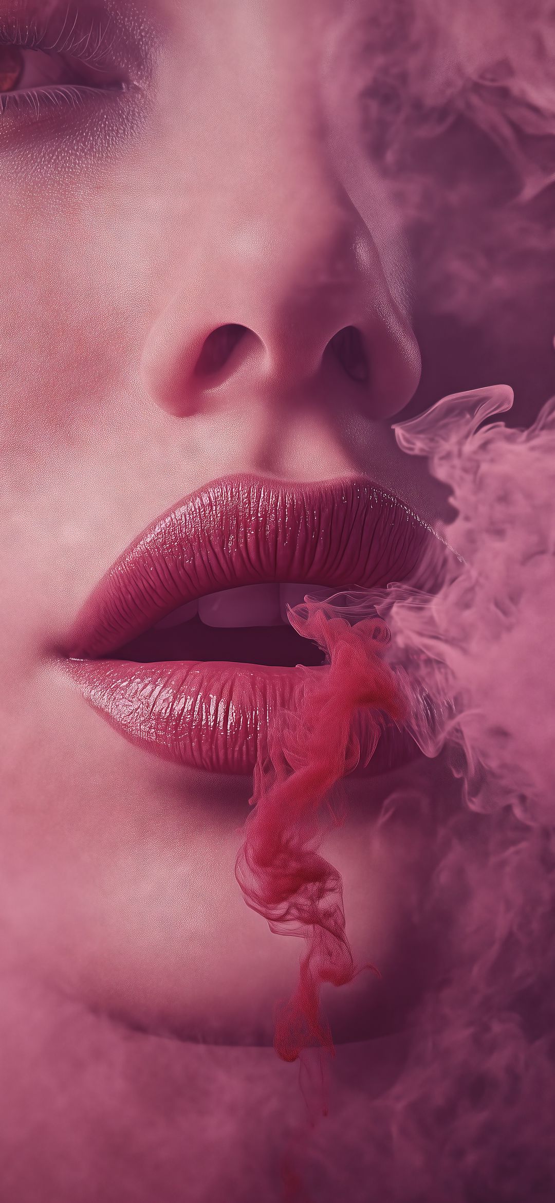 Pink Smoke Lips - random wallpaper for OpersCraft