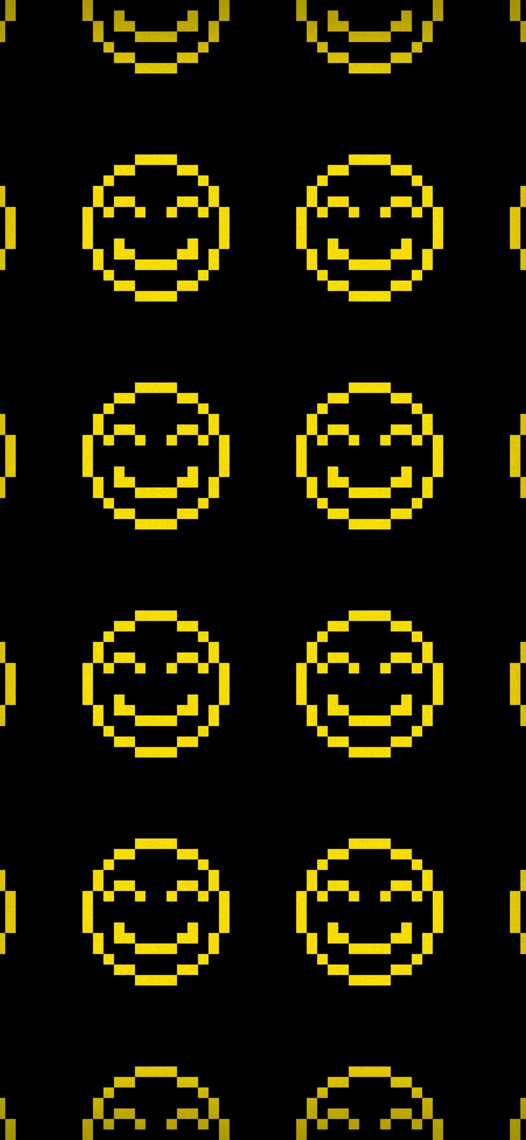 Pixel Smiley Pattern - emoji wallpaper for OpersCraft