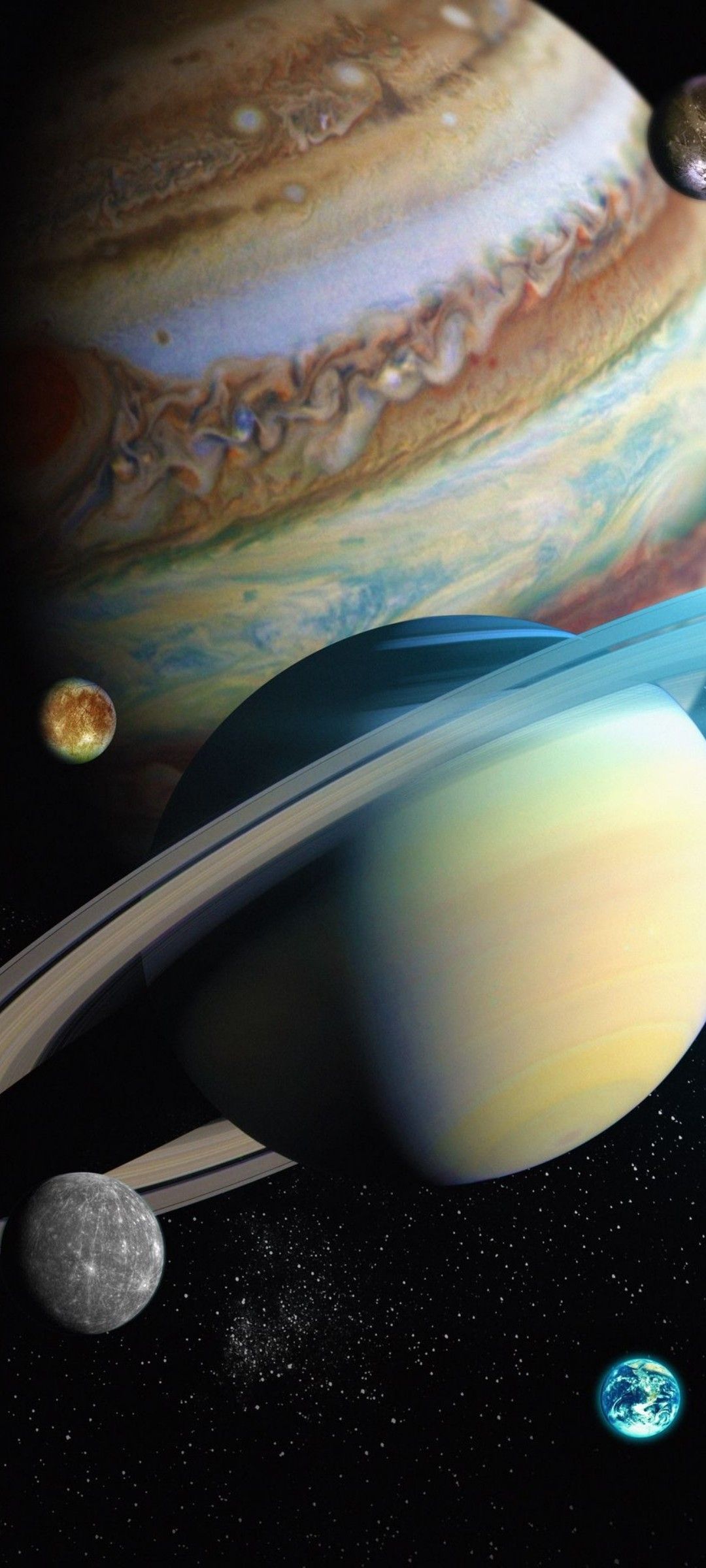 Planets and Rings - space wallpaper for OpersCraft
