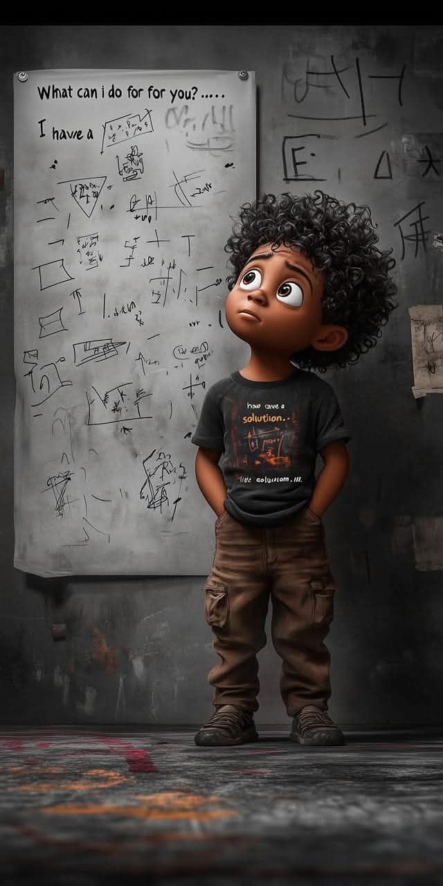 Pondering Boy Cartoon - ghetto wallpaper for OpersCraft