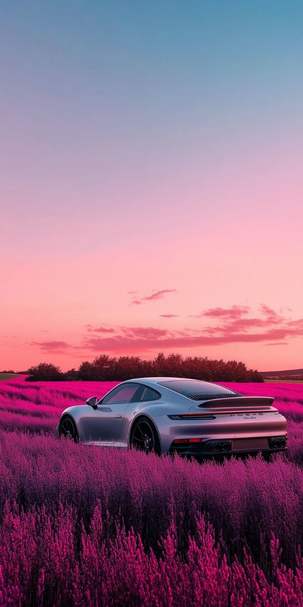 Porsche Lavender Sunset Drive - porsche wallpaper for OpersCraft