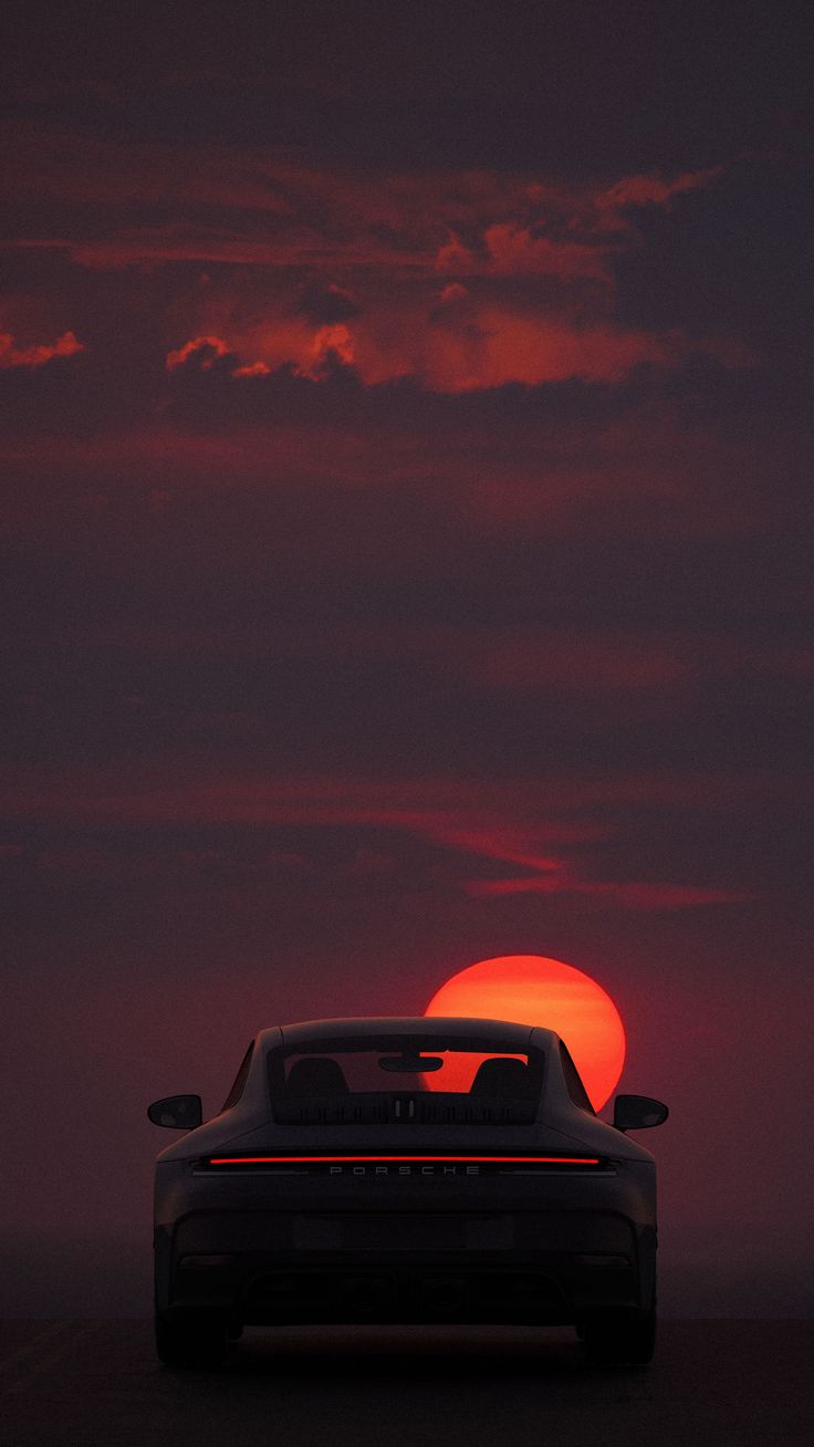 Porsche Sunset Drive - cars wallpaper for OpersCraft