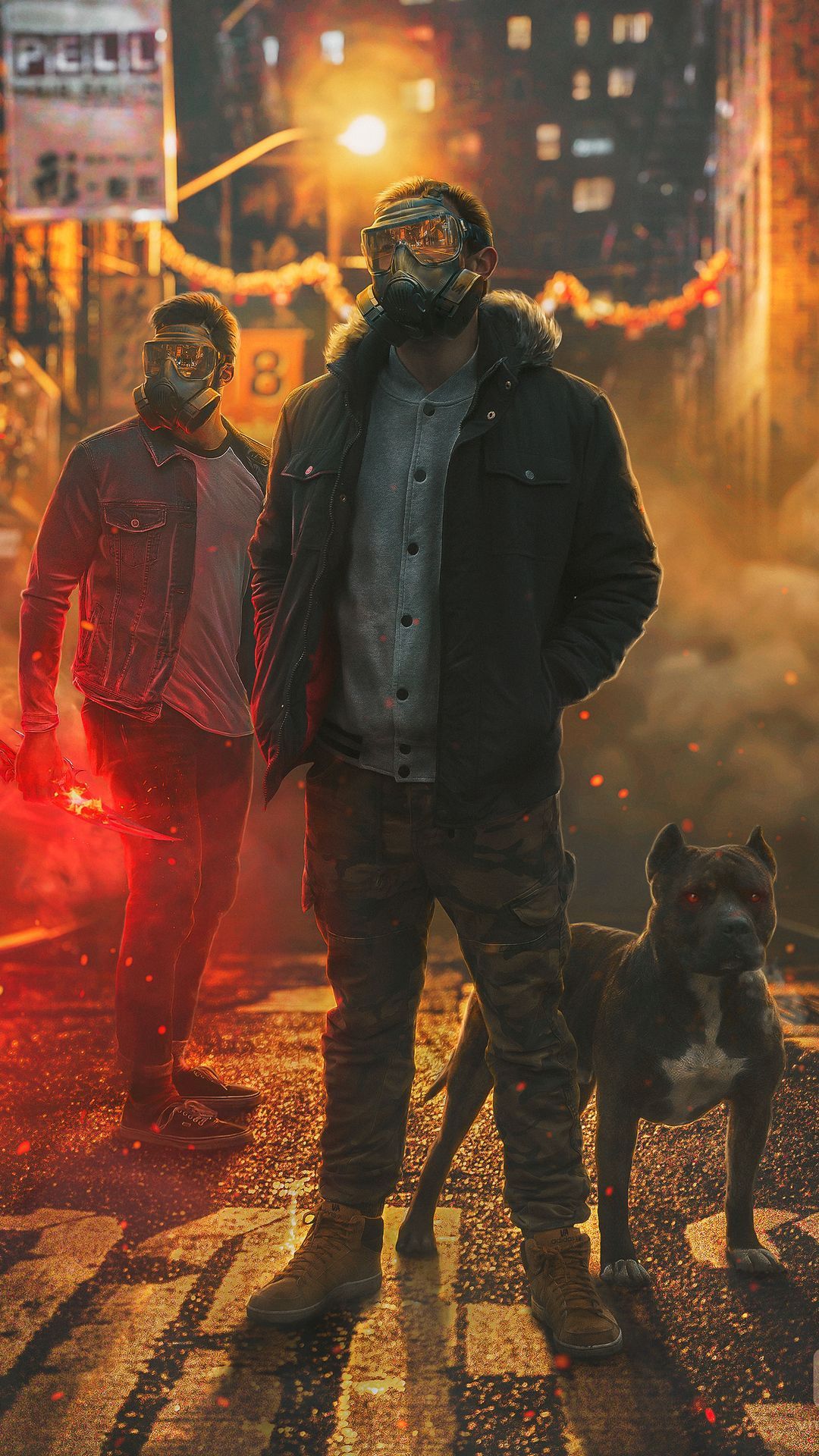 Post-Apocalyptic Cityscape Duo - random wallpaper for OpersCraft